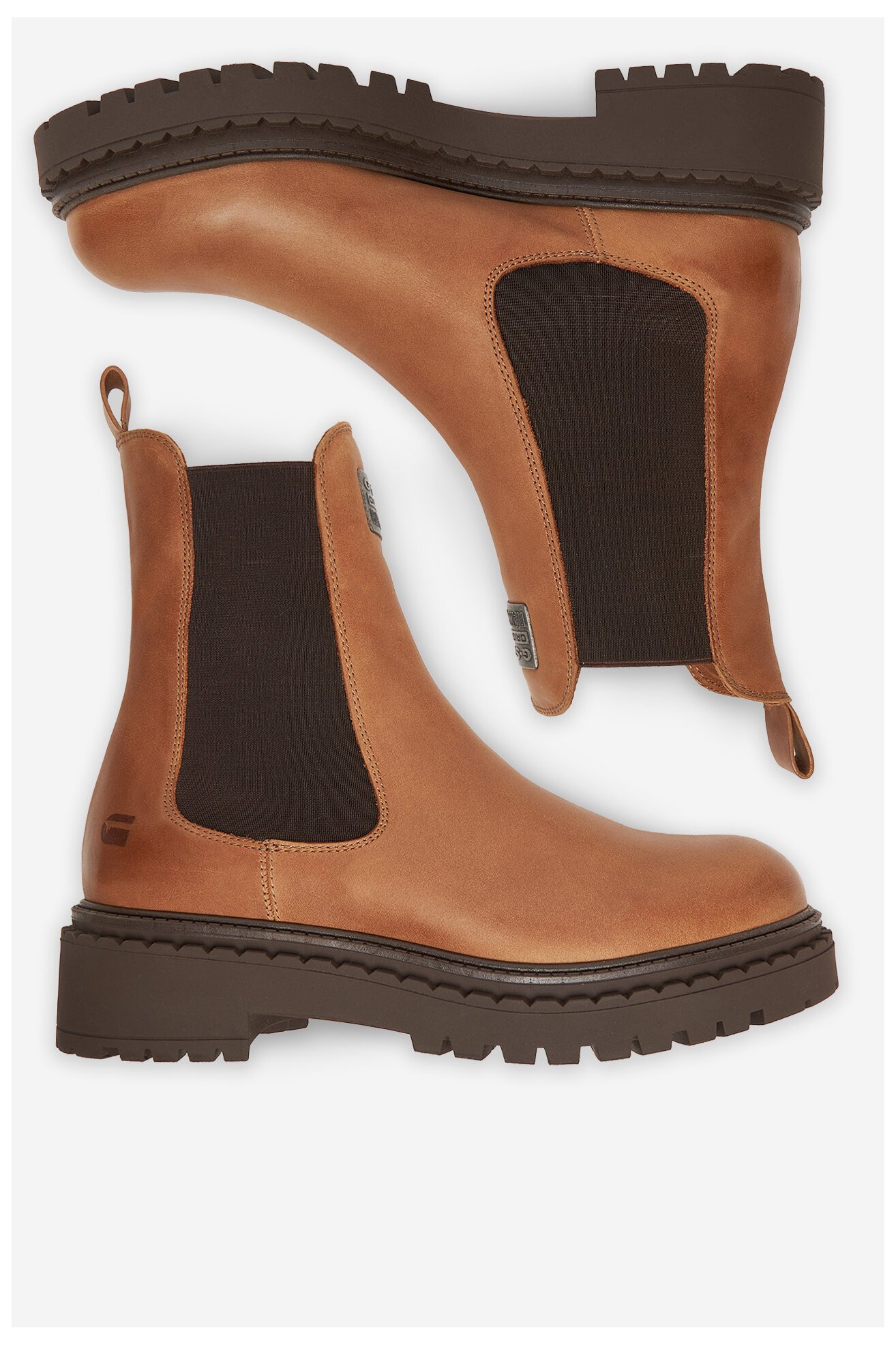 Botki G-STAR RAW EO-DAMLA-25FW26 Beżowy ciemny