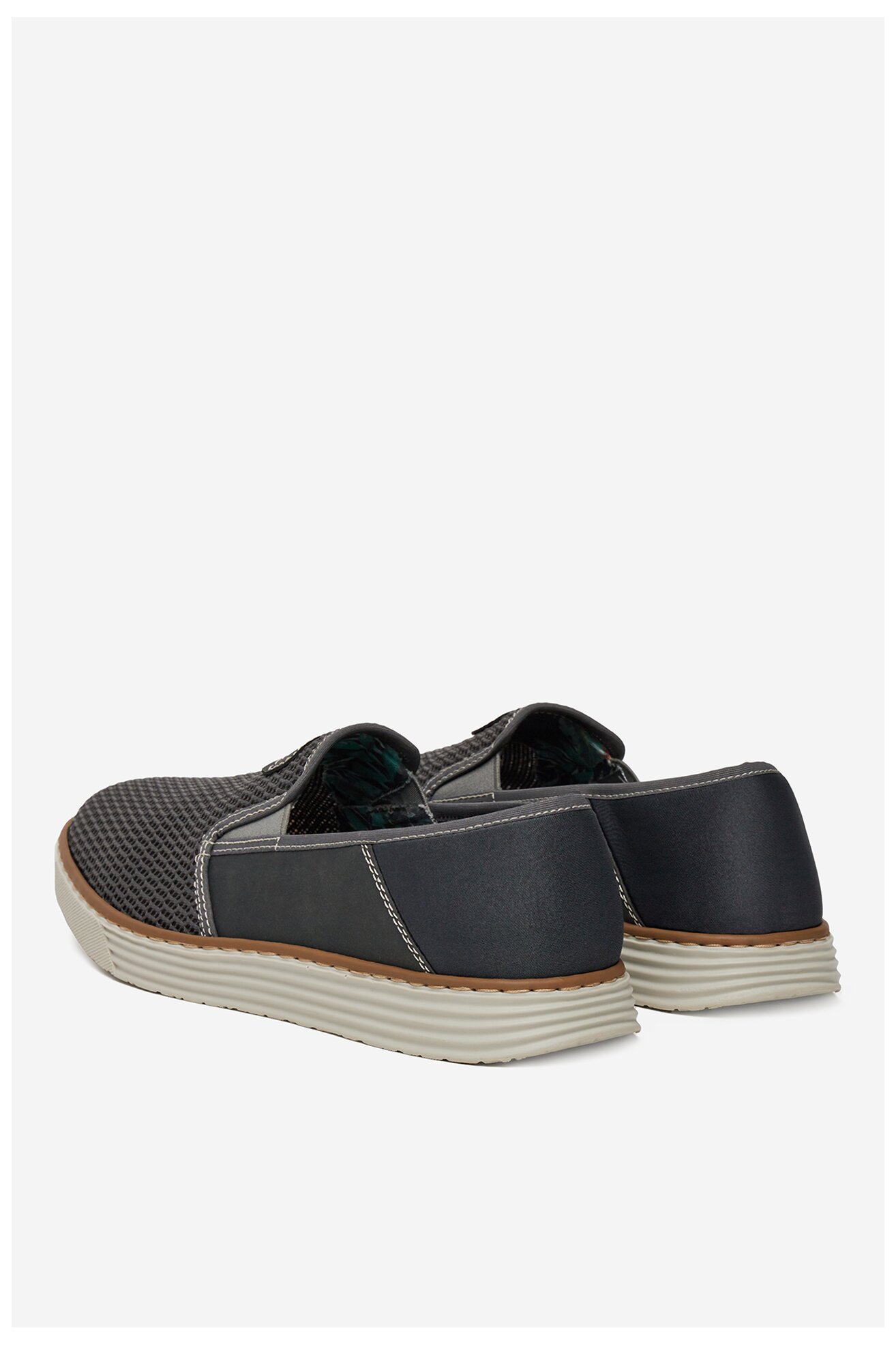 Trampki Rieker B2267-45 Szary