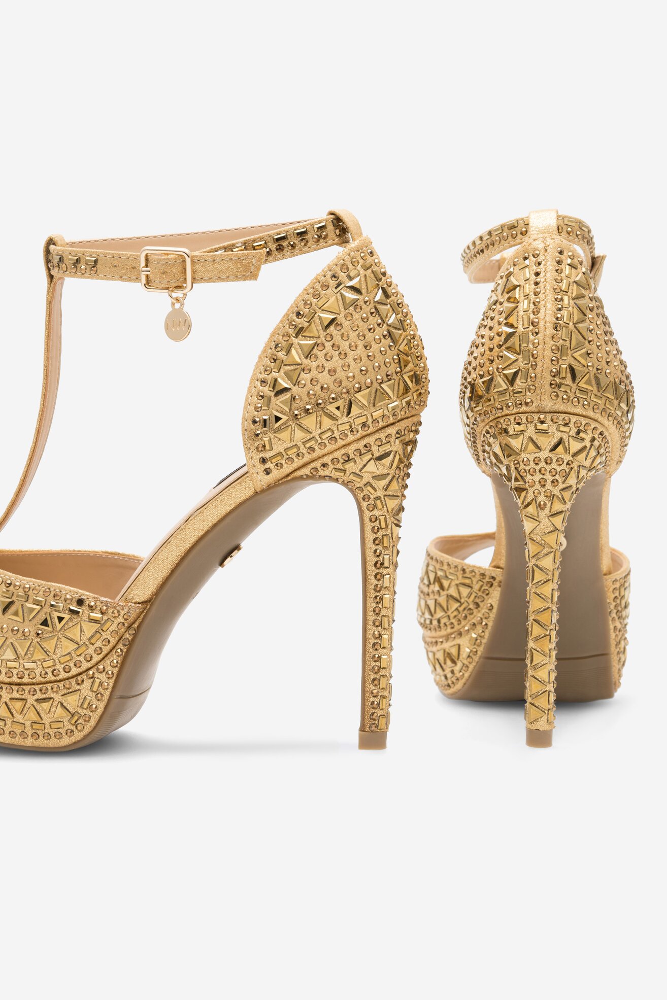 Сандали NINE WEST NISA SY015-1NW ЗЛАТИСТ