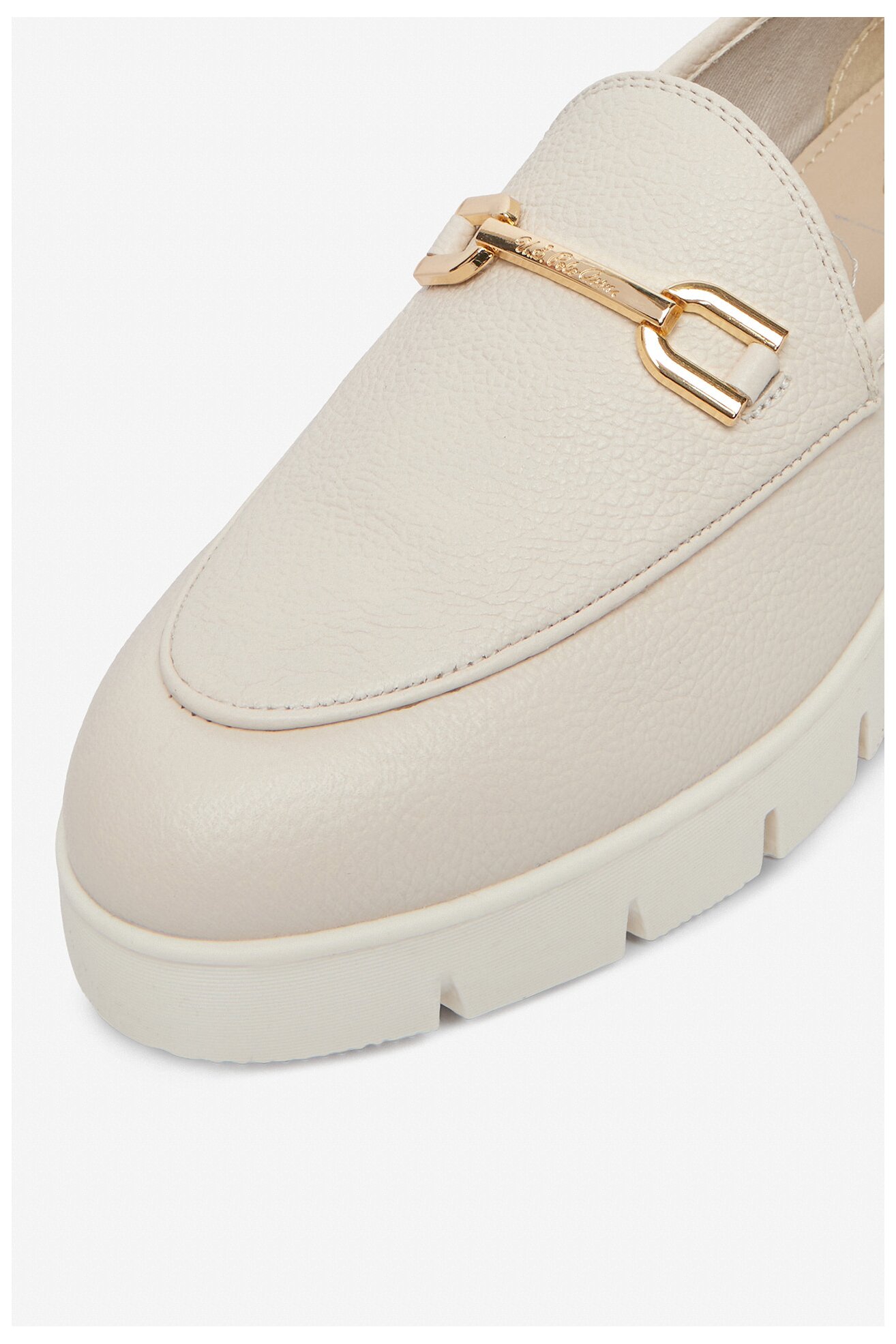 Mokasyny U.S. POLO ASSN. EO-NOVA001W/6L1 Złamana biel