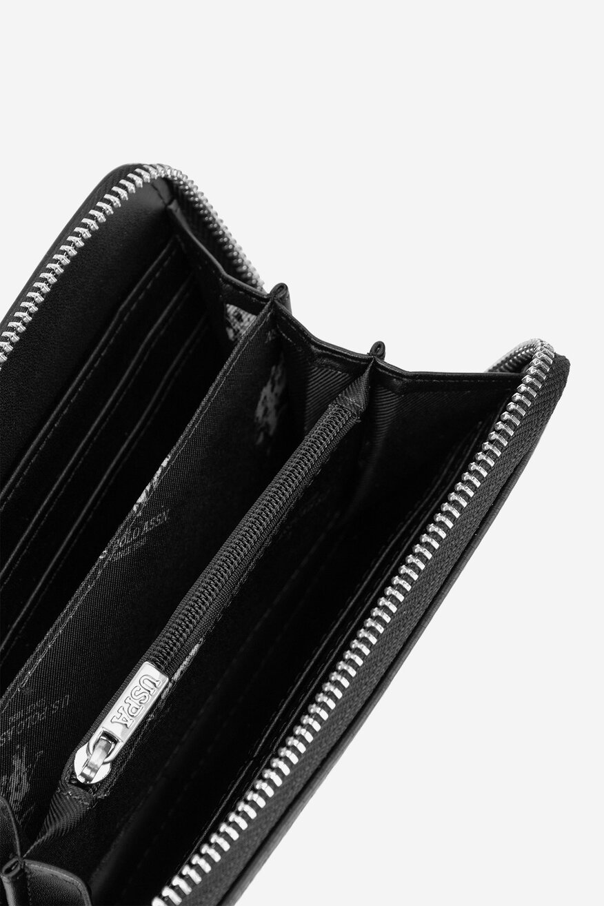 
                Дамски портфейл U.S. POLO ASSN. ЧЕРЕН - 5905588990949