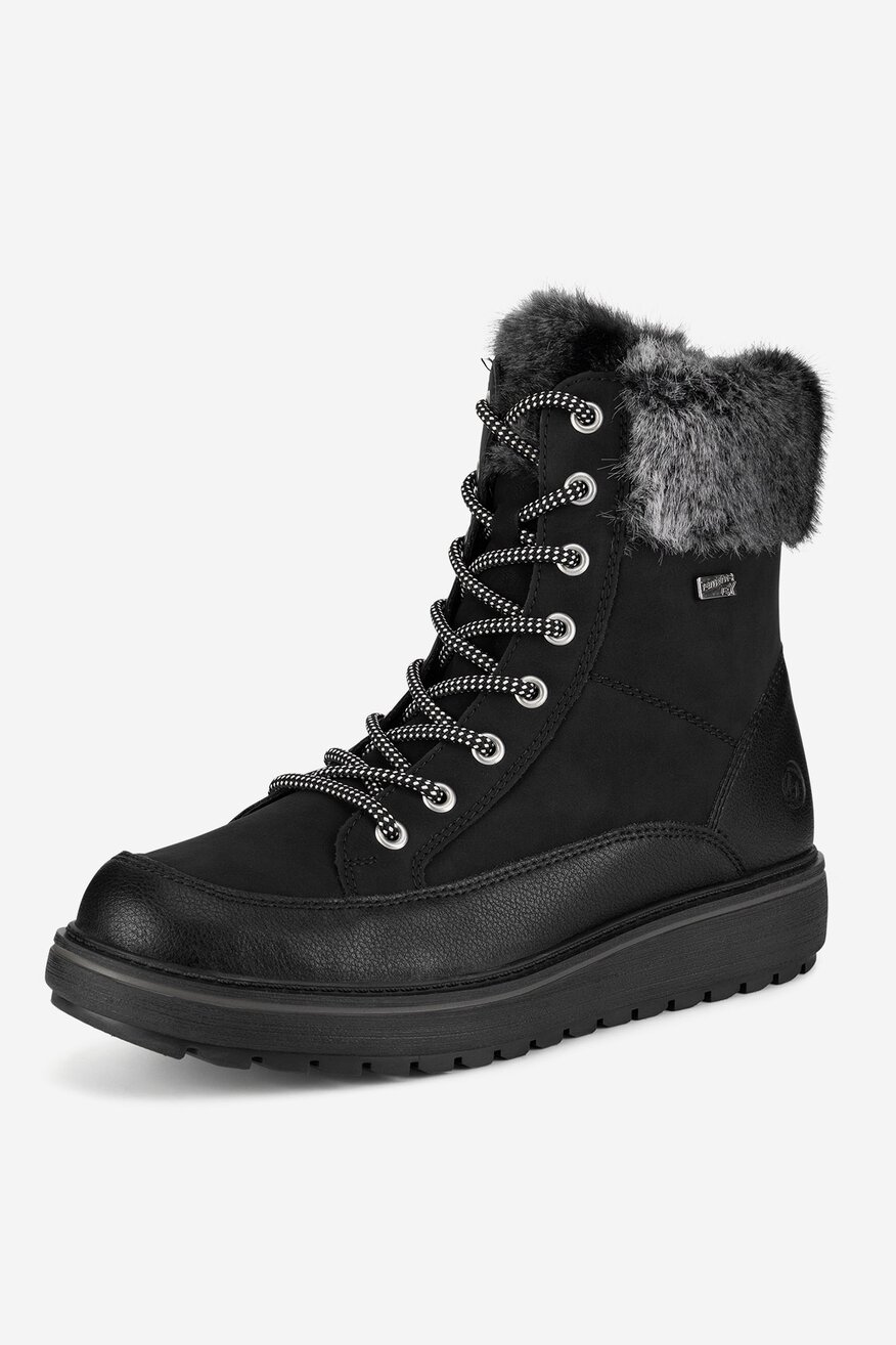 Remonte - Trzewiki skórzane ocieplane - 2230068910692