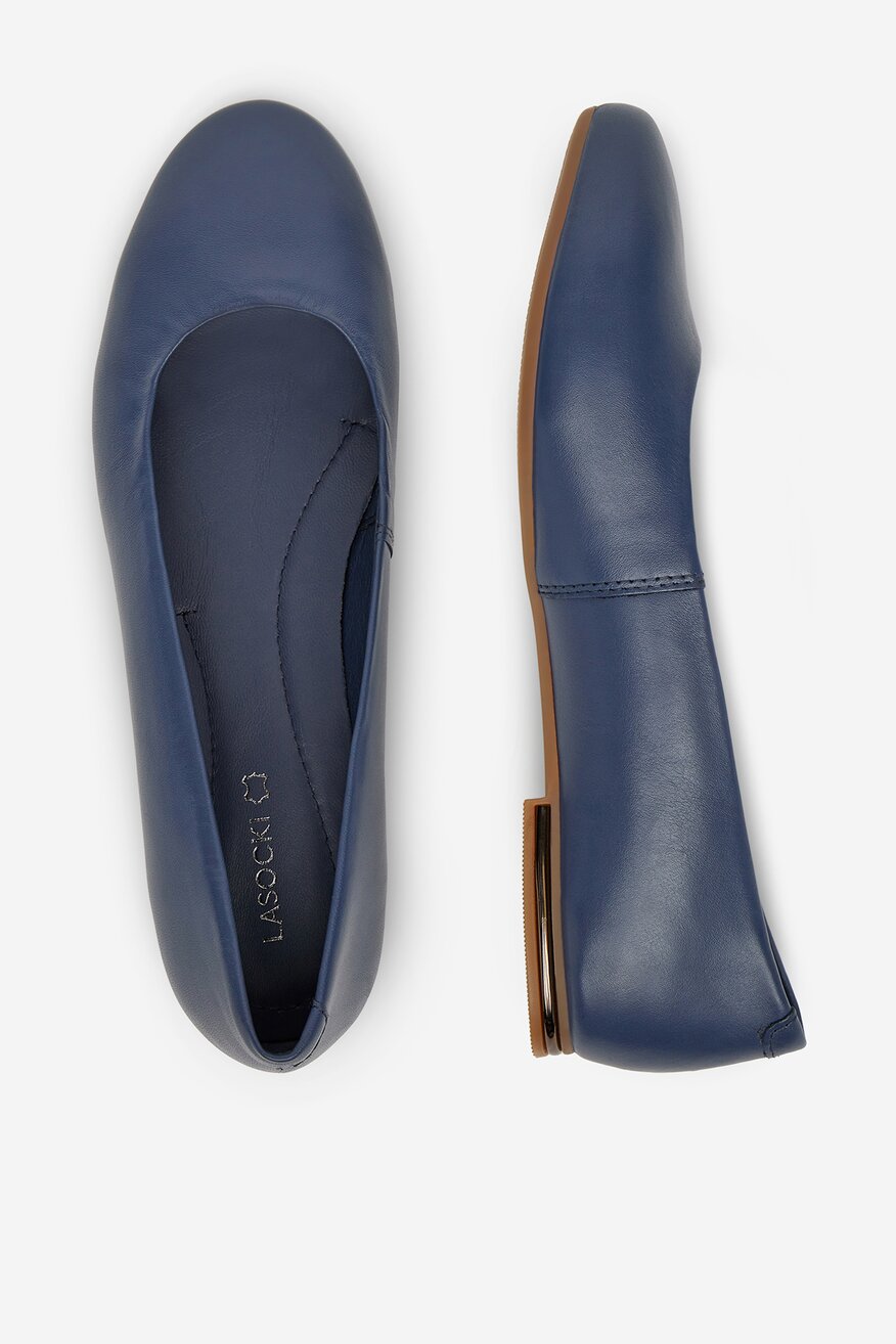 
                Lasocki - Baleriny skórzane - 5906751002131