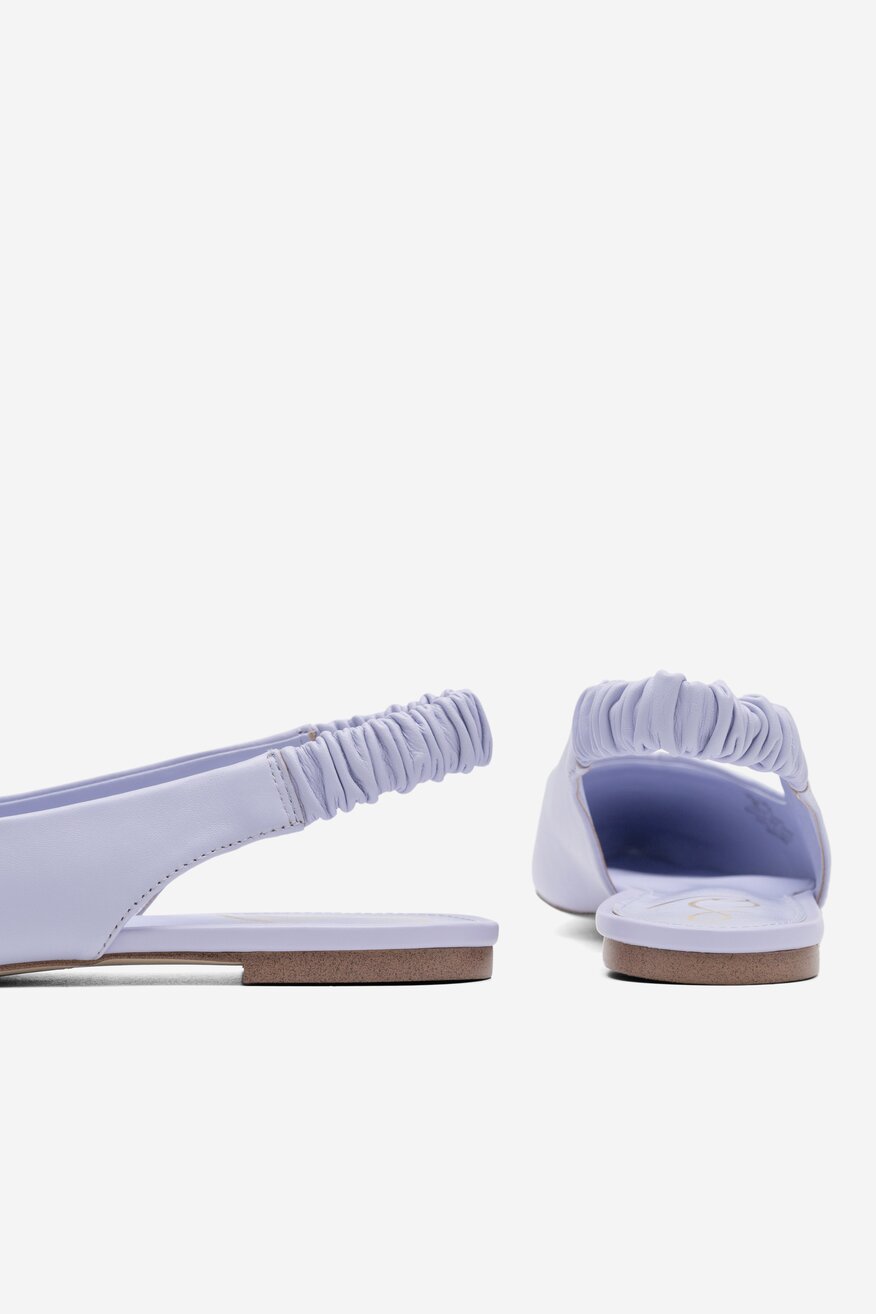 
                SAM EDELMAN - Baleriny skórzane bez pięty - 2230042232277