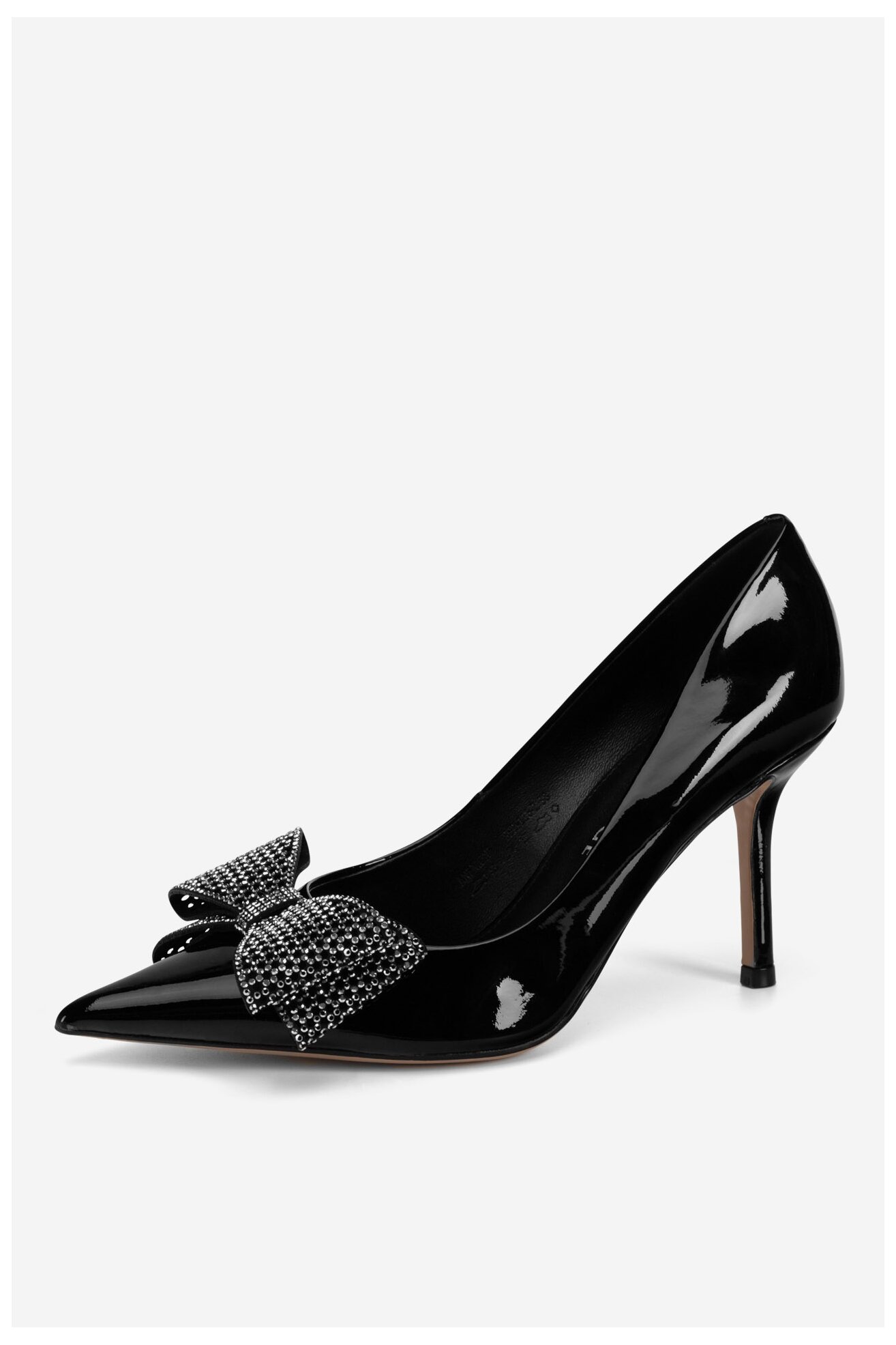 Czółenka EVA MINGE ANEMONE-V1892-116-2 Czarny