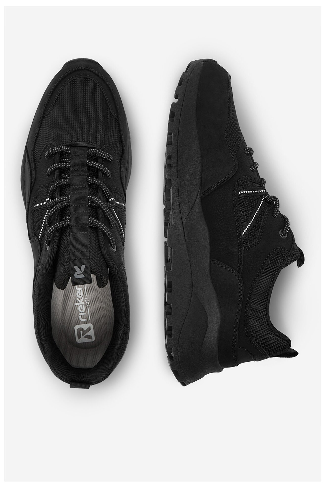 Sneakers Rieker U1301-01 Czarny