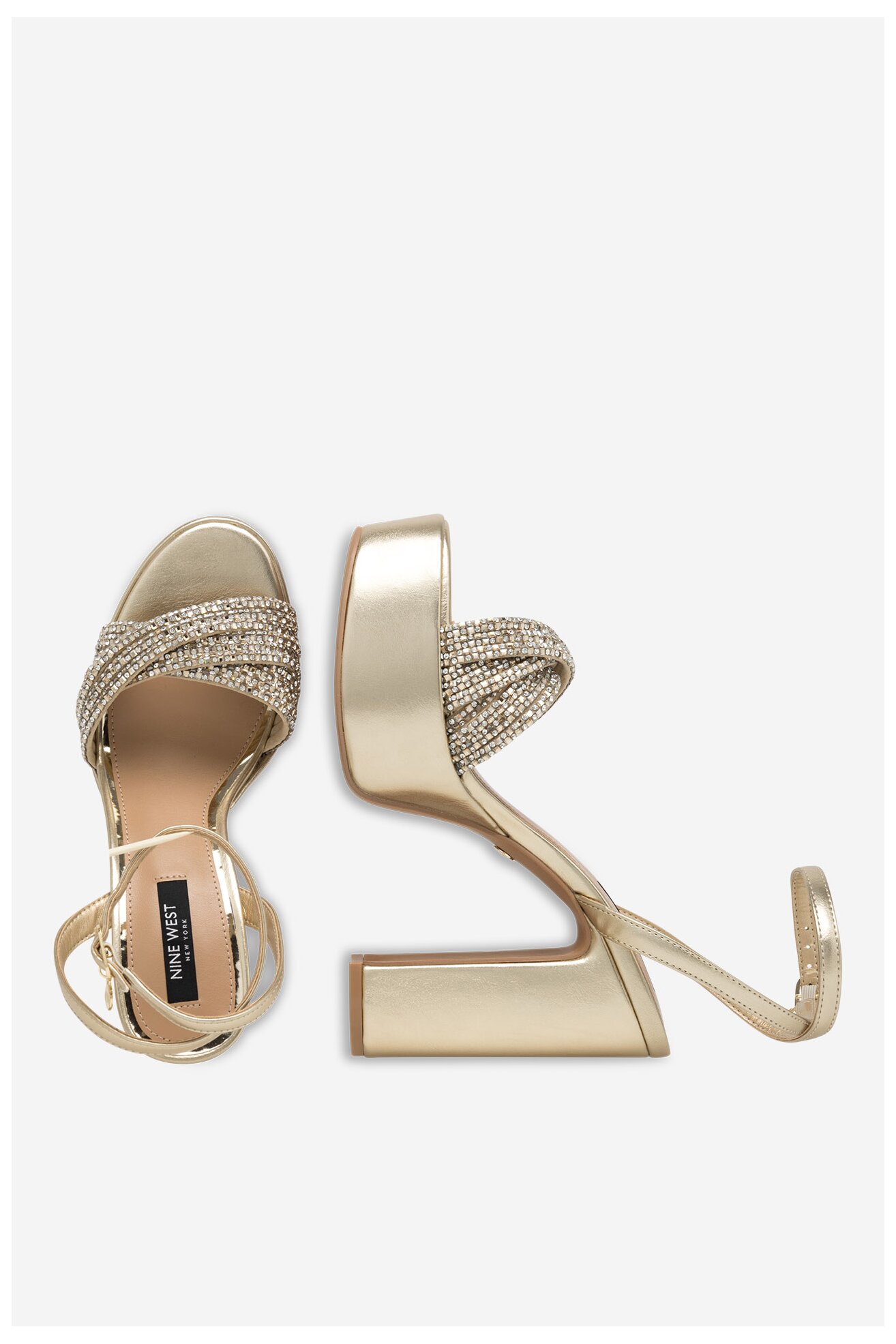 Сандали NINE WEST WFA2736-1 ЗЛАТИСТ