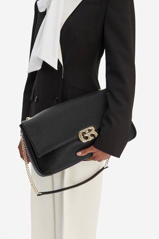 Сумка З Ремінцем Gino Rossi EO-LX10267 ЧОРНИЙ