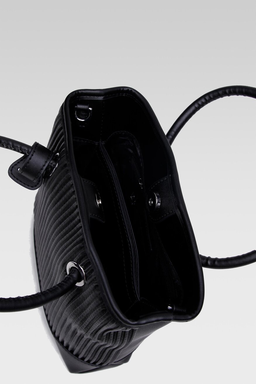 
                Gino Rossi - Torebka skórzane czarne - 5904248076726