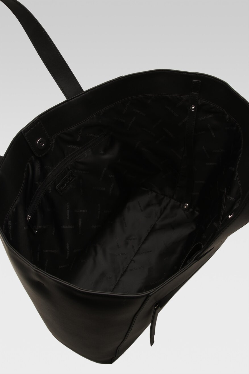 
                Gino Rossi - Torebka skórzana czarna - 5904862659886