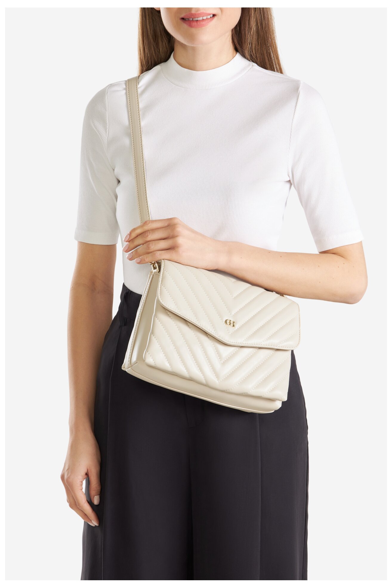 Kézitáska Gino Rossi TYLO-193 BÉZS