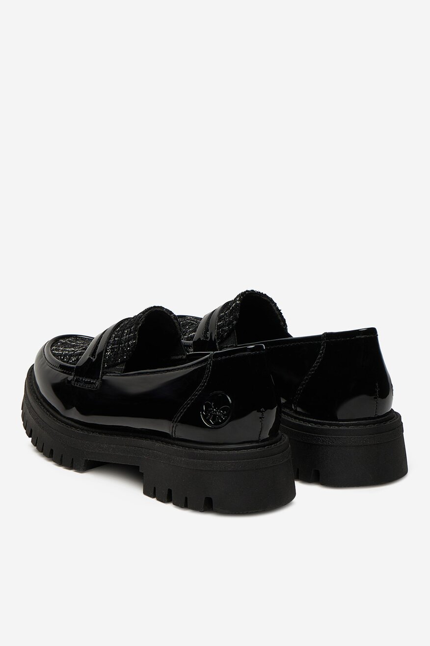 Mokaszin Rieker FEKETE - 2230083233233