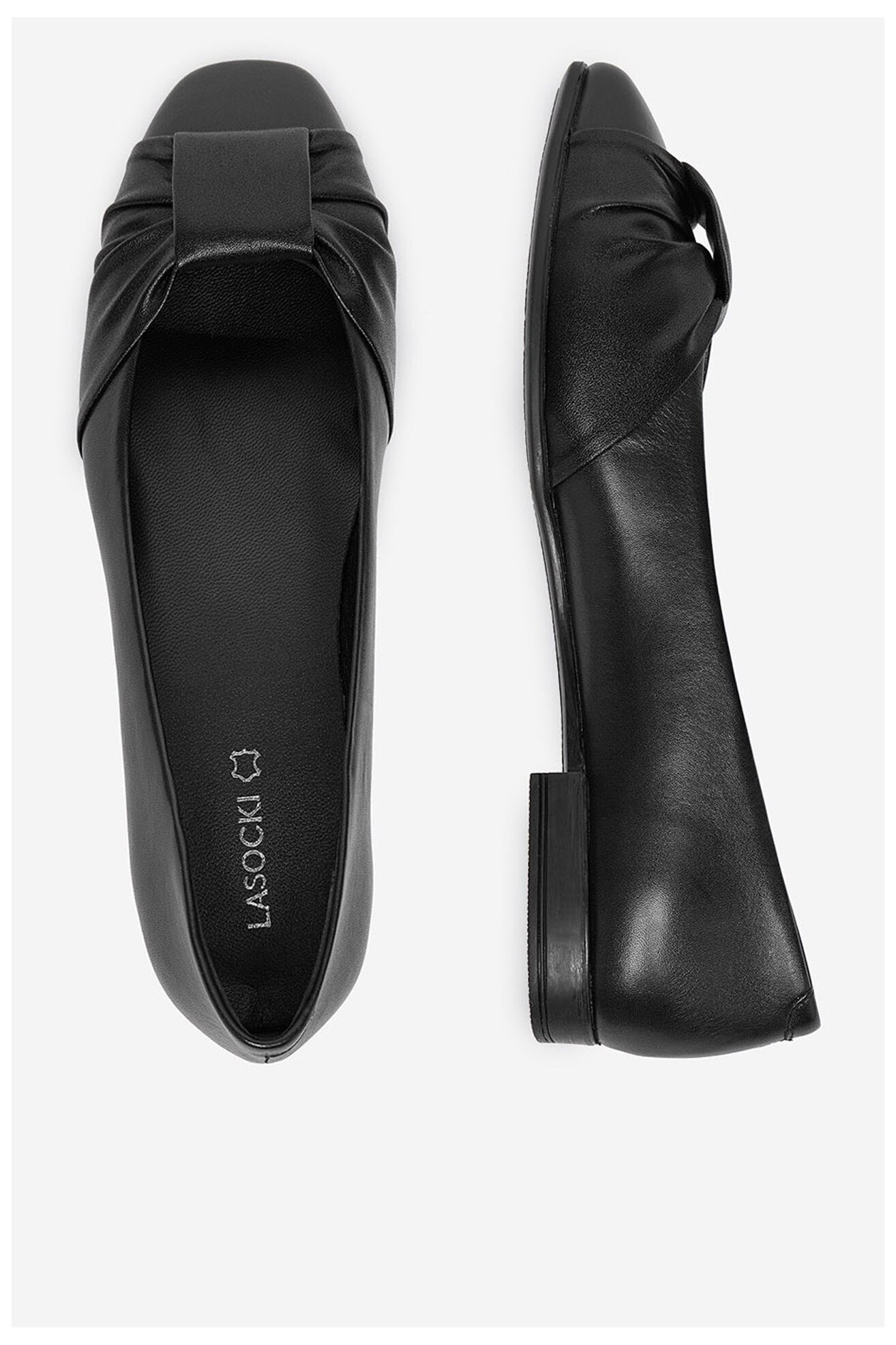 Baleriny Lasocki CEO-RST-ROMI-52 Czarny