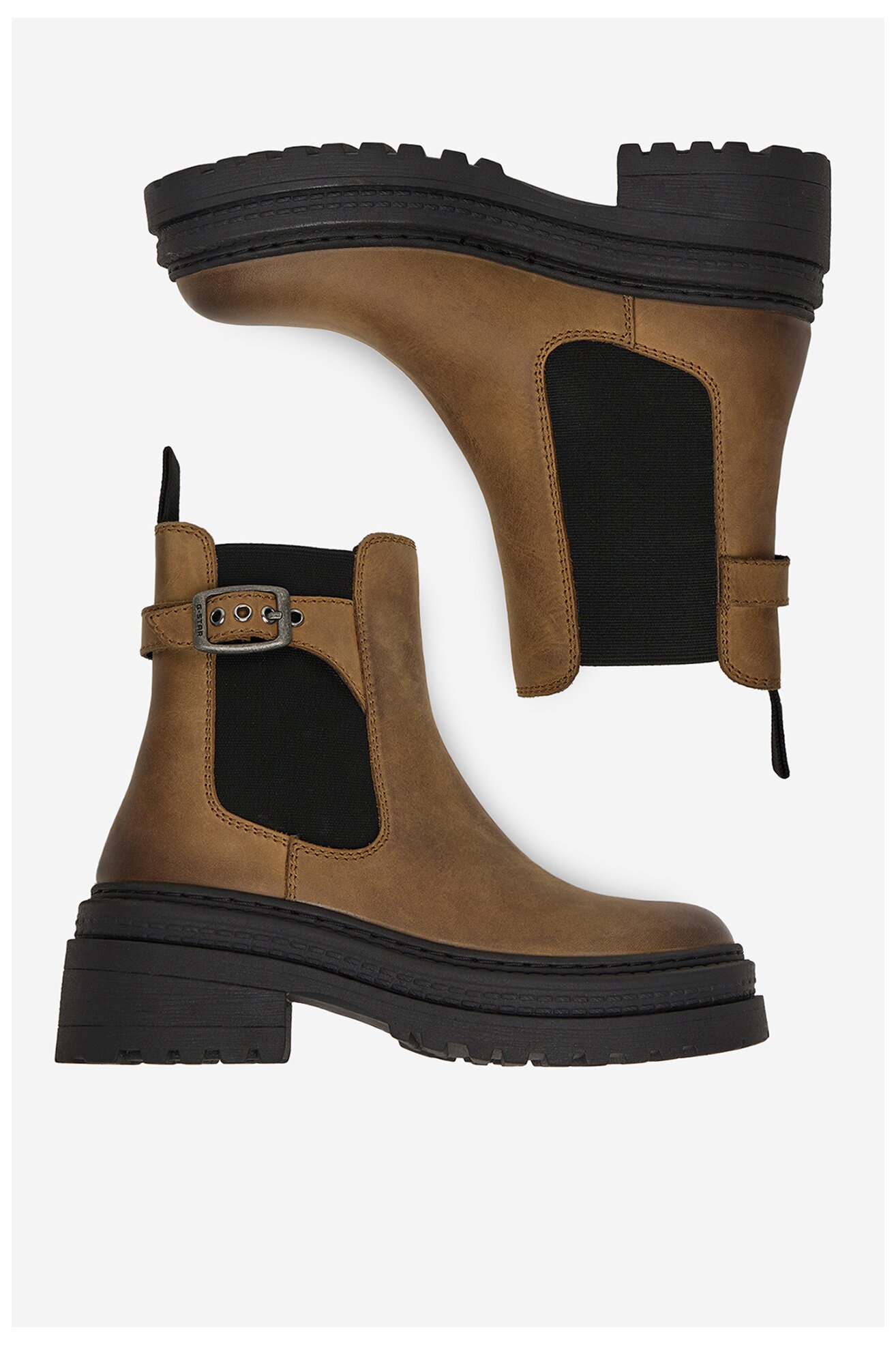 Bokacsizma G-STAR RAW CEO-WI34-ALASKA-02 VILÁGOSBARNA