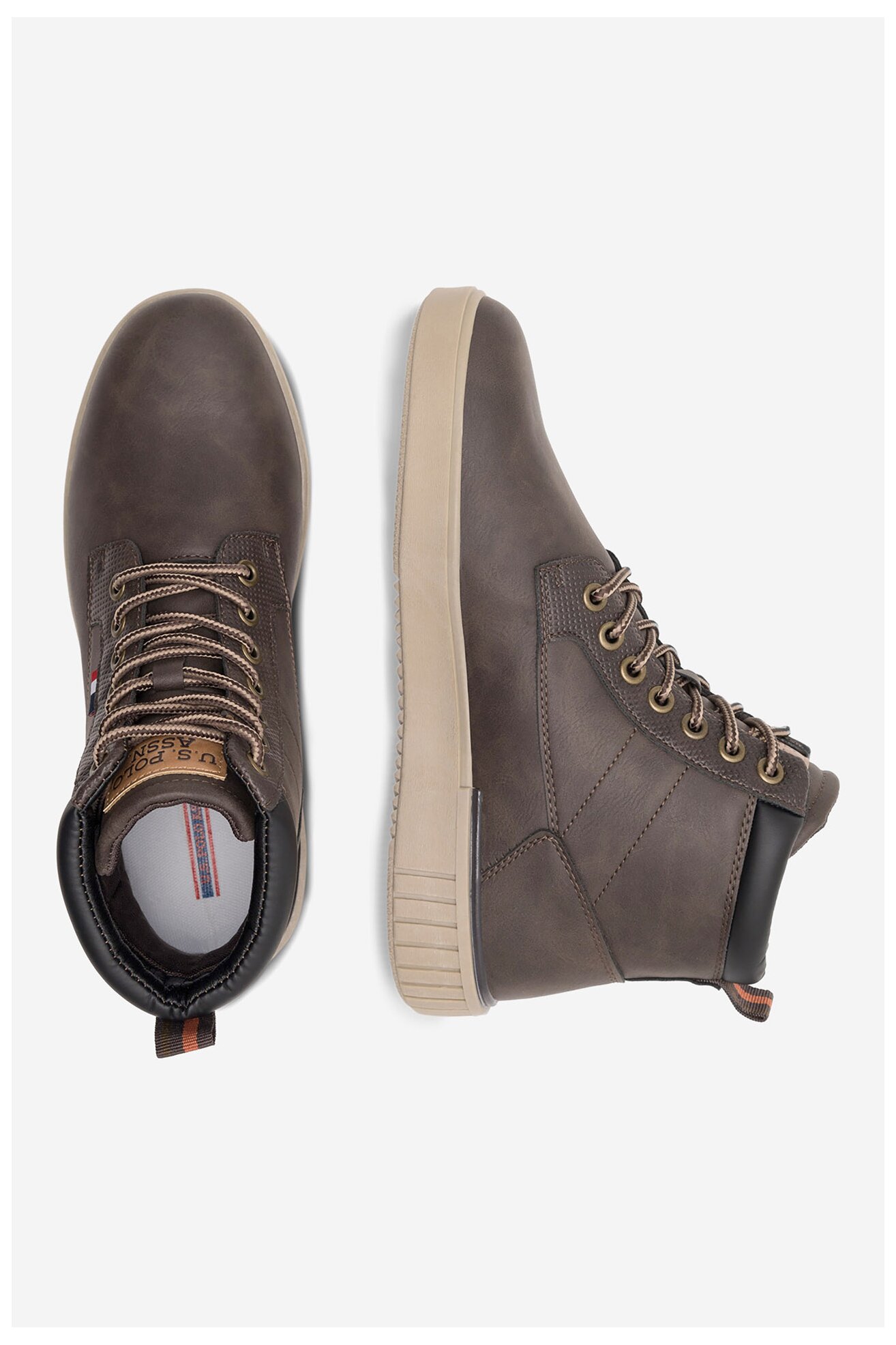 Csizma U.S. POLO ASSN. HOOVER001M/CUY1 SÖTÉTBARNA