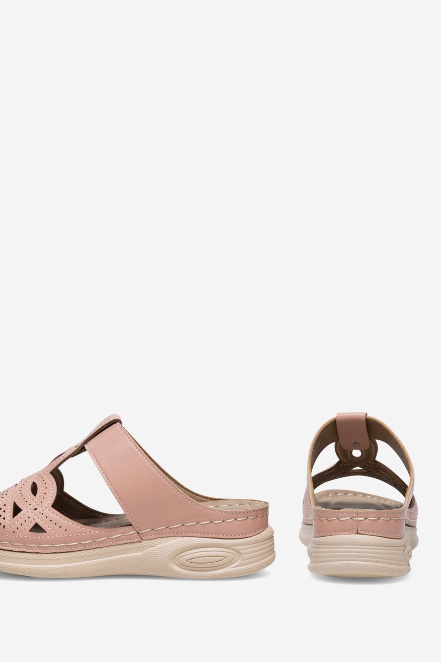 Clara Barson - Klapki na koturnie - 5905588587248