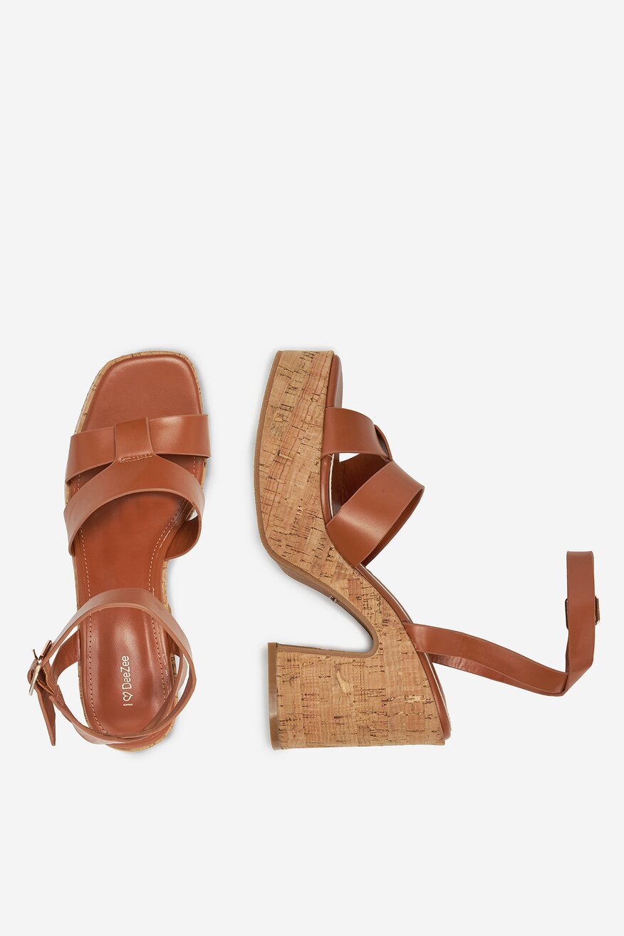 DeeZee - Sandały na słupku - 5906751104644