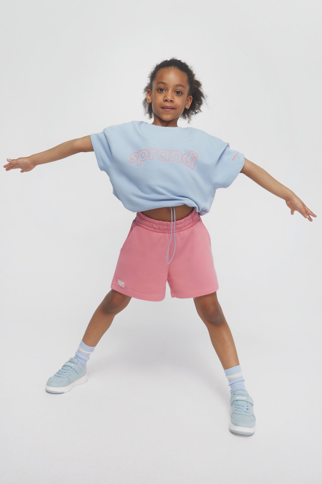 T-shirt Sprandi SS21-TSG002 Niebieski jasny