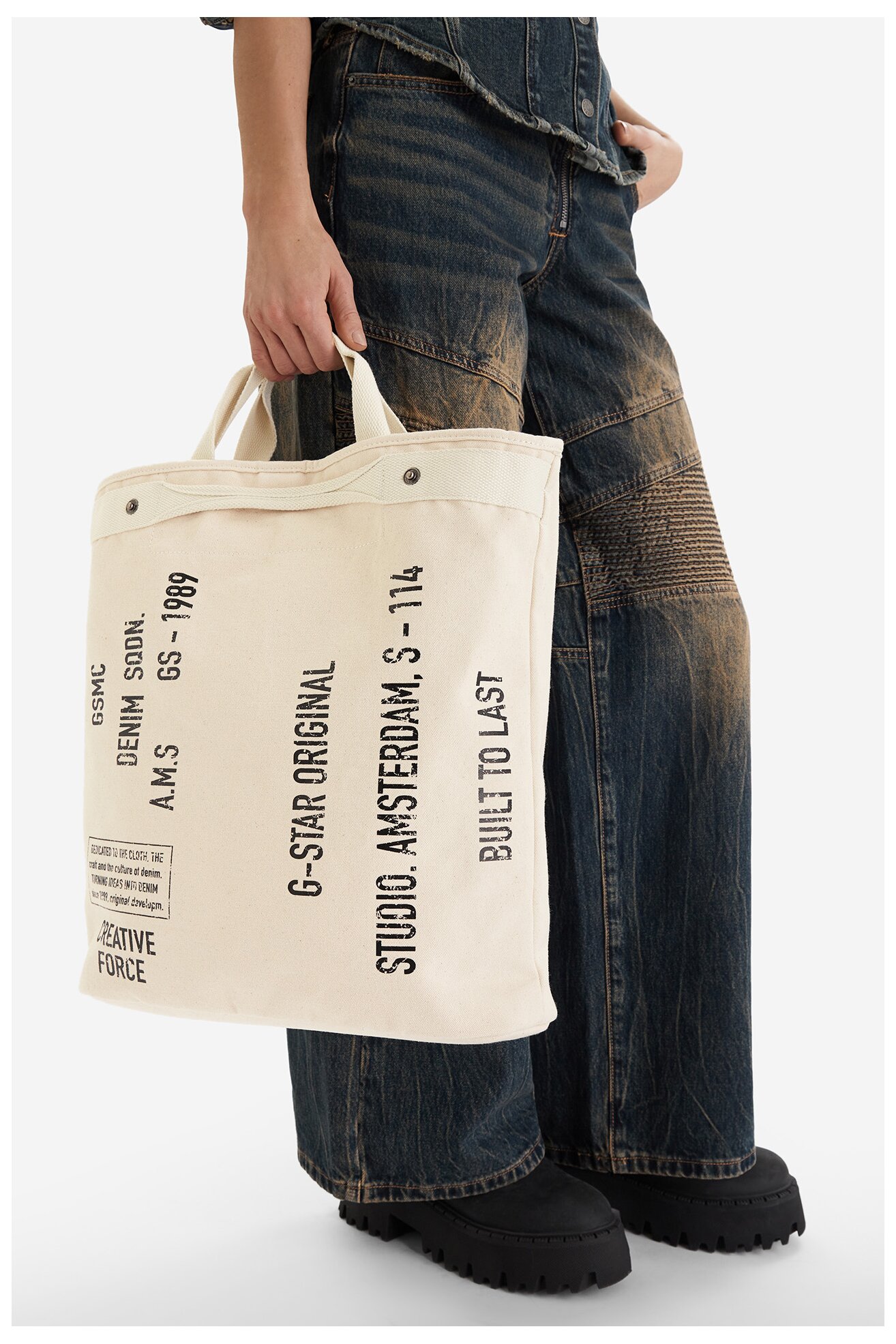 Сумка З Ремінцем G-STAR RAW EO-XC8537A ІВОРИ