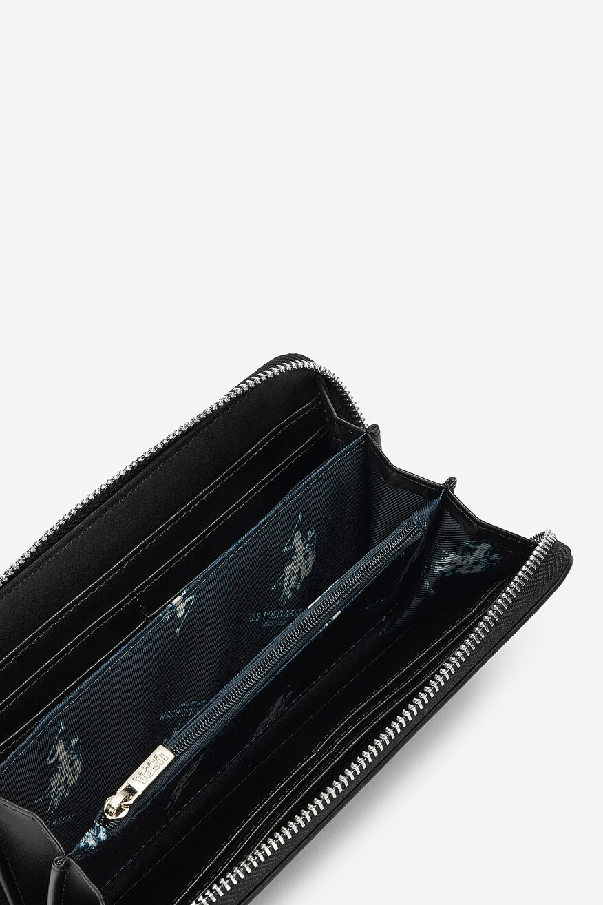 
                Дамски портфейл U.S. POLO ASSN. ЧЕРЕН - 5905588990642