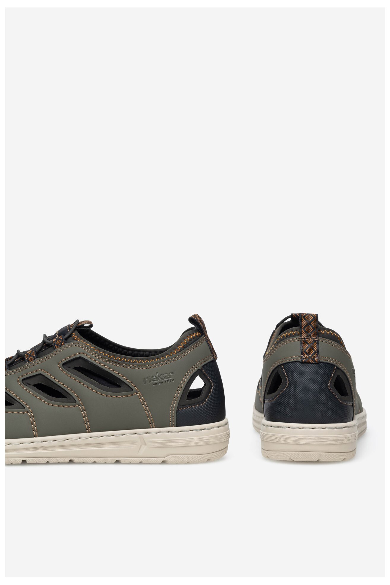 Половинки обувки Rieker 08665-54 ЗЕЛЕН