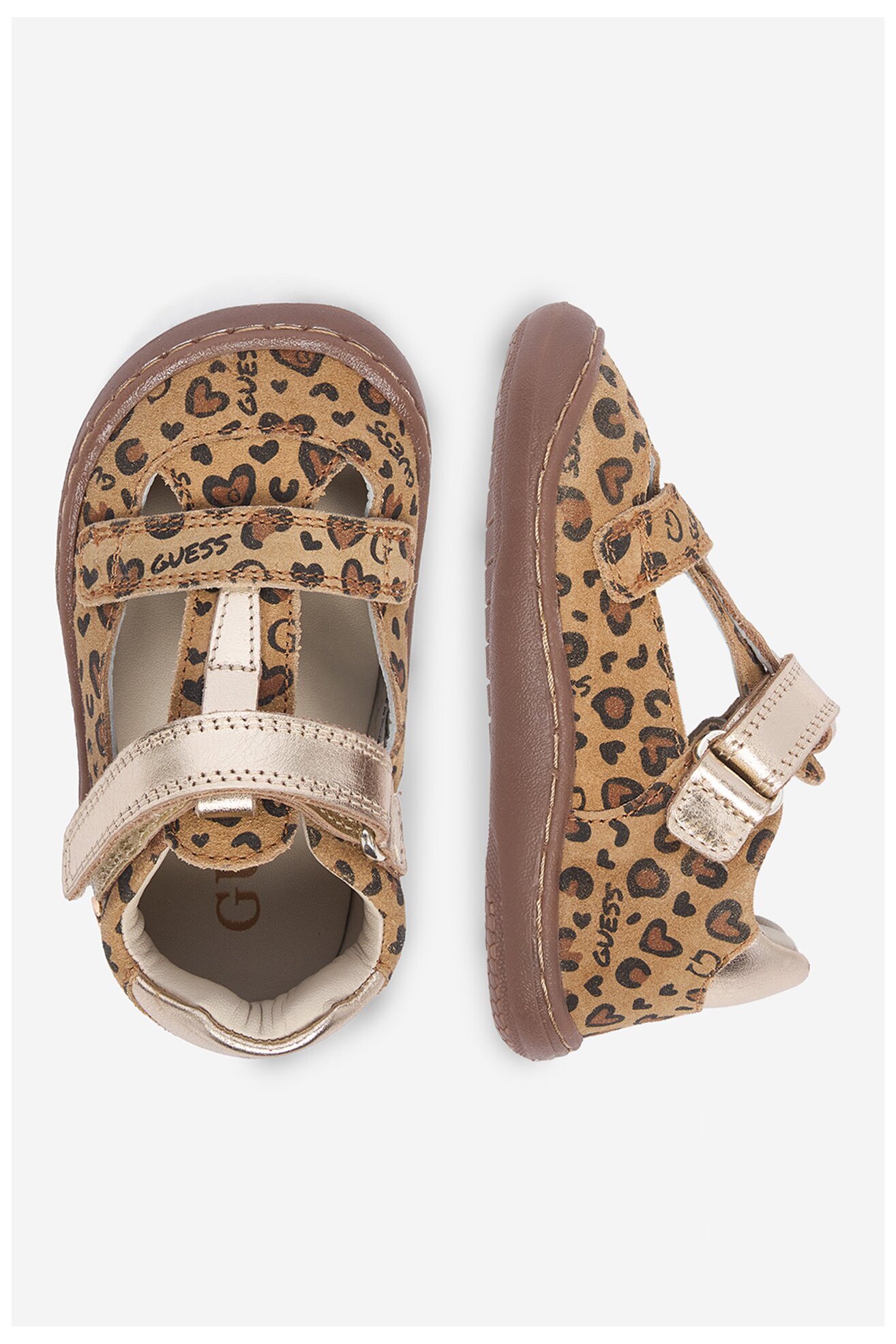 Сандалі GUESS CEO-BAN-018-12 КОРИЧНЕВИЙ