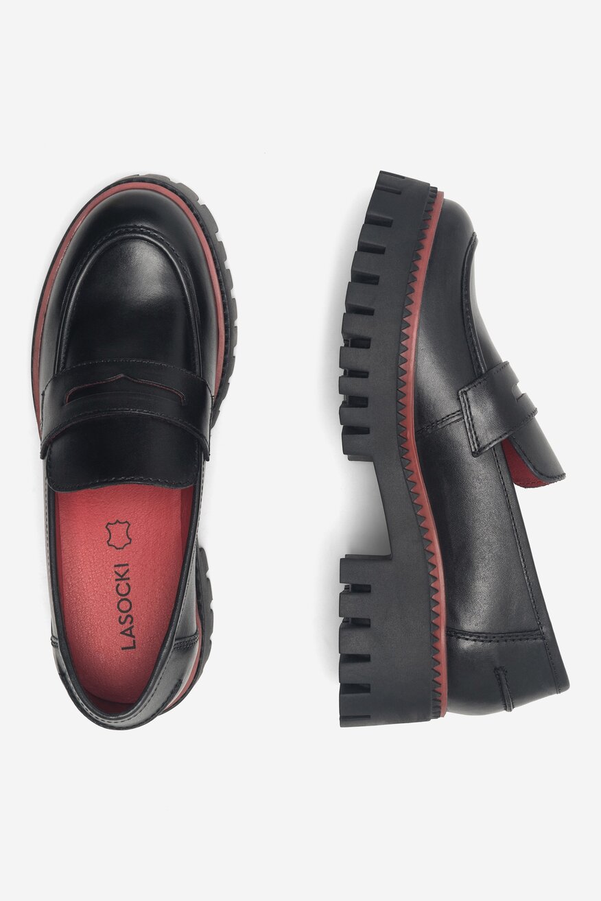 
                Lasocki - Mokasyny skórzane - 5904862949116