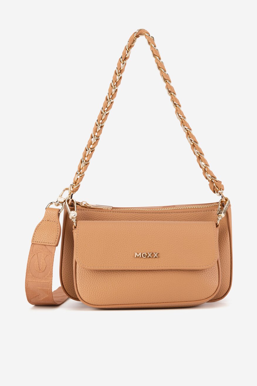 Дамска чанта Mexx КАМЕЛ - 5903698179391