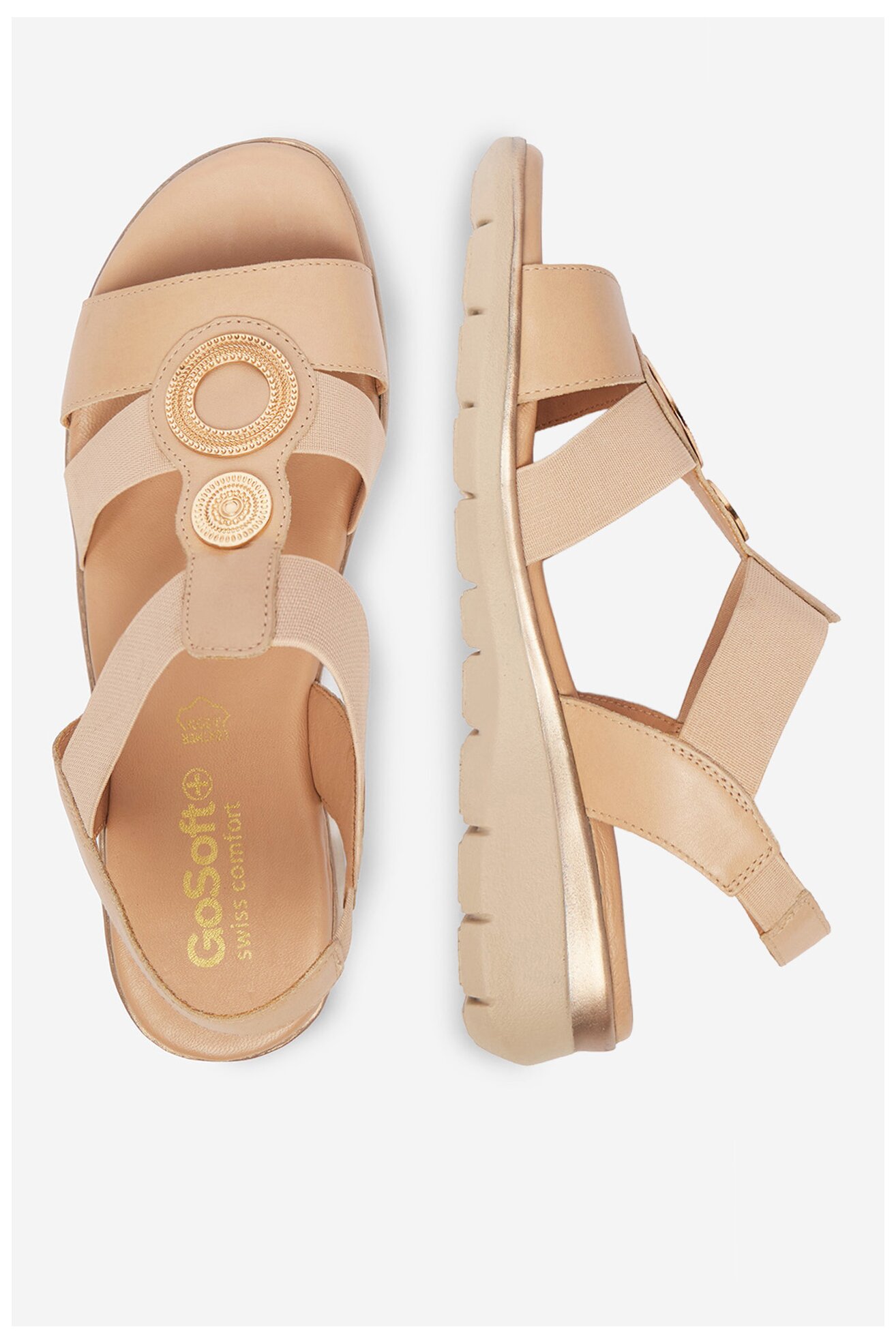 Sandały Go Soft CEO-WI16-INES-07 Beżowy