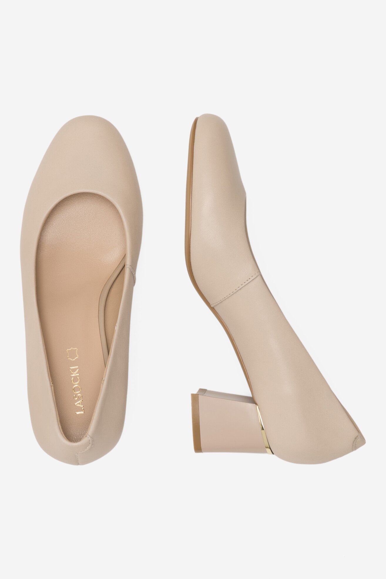 Czółenka Lasocki WYL3405-1Z Beżowy