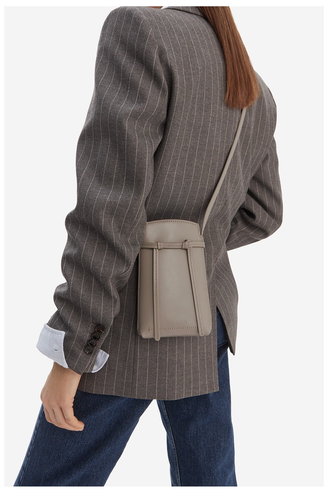 Дамска чанта Gino Rossi C-KY135 СИВ