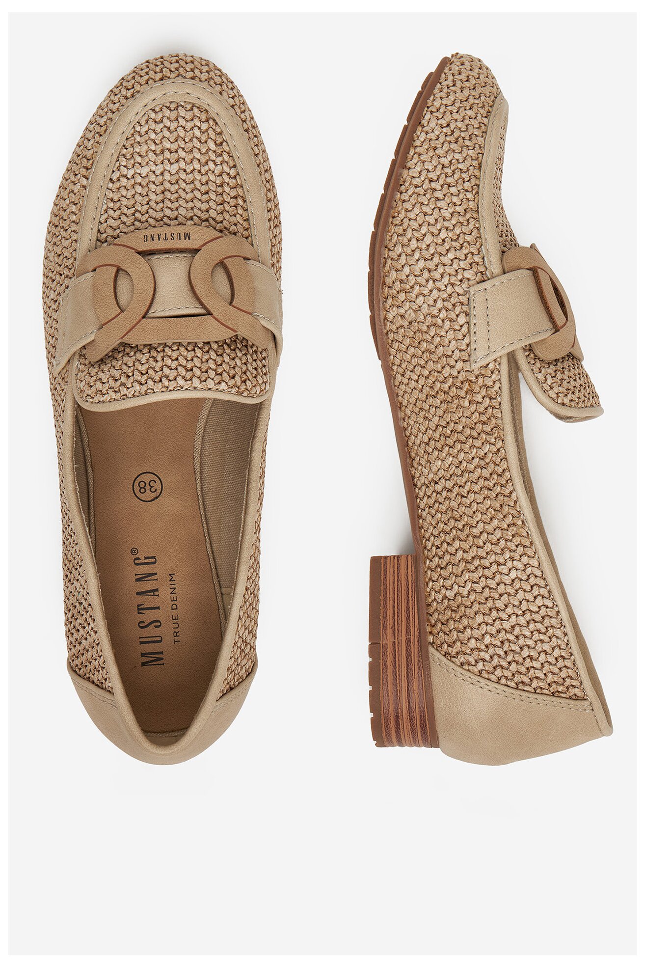 Мокасини Mustang 1489-402 БЕЖОВ