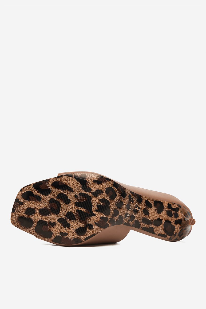 EVA MINGE - Klapki skórzane - 5906751815106