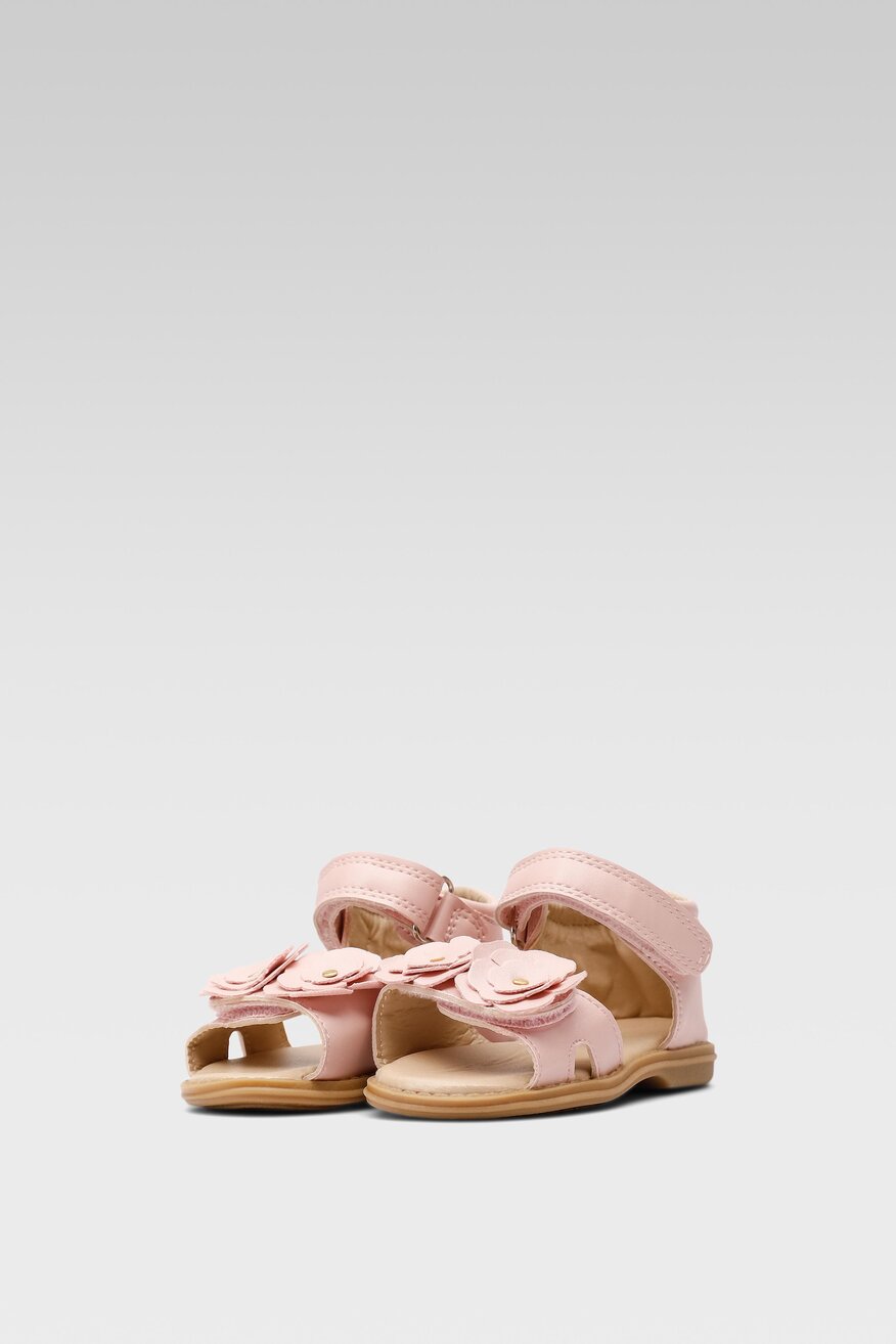 
                Nelli Blu - Sandały z aplikacją różowe - 5904248737757