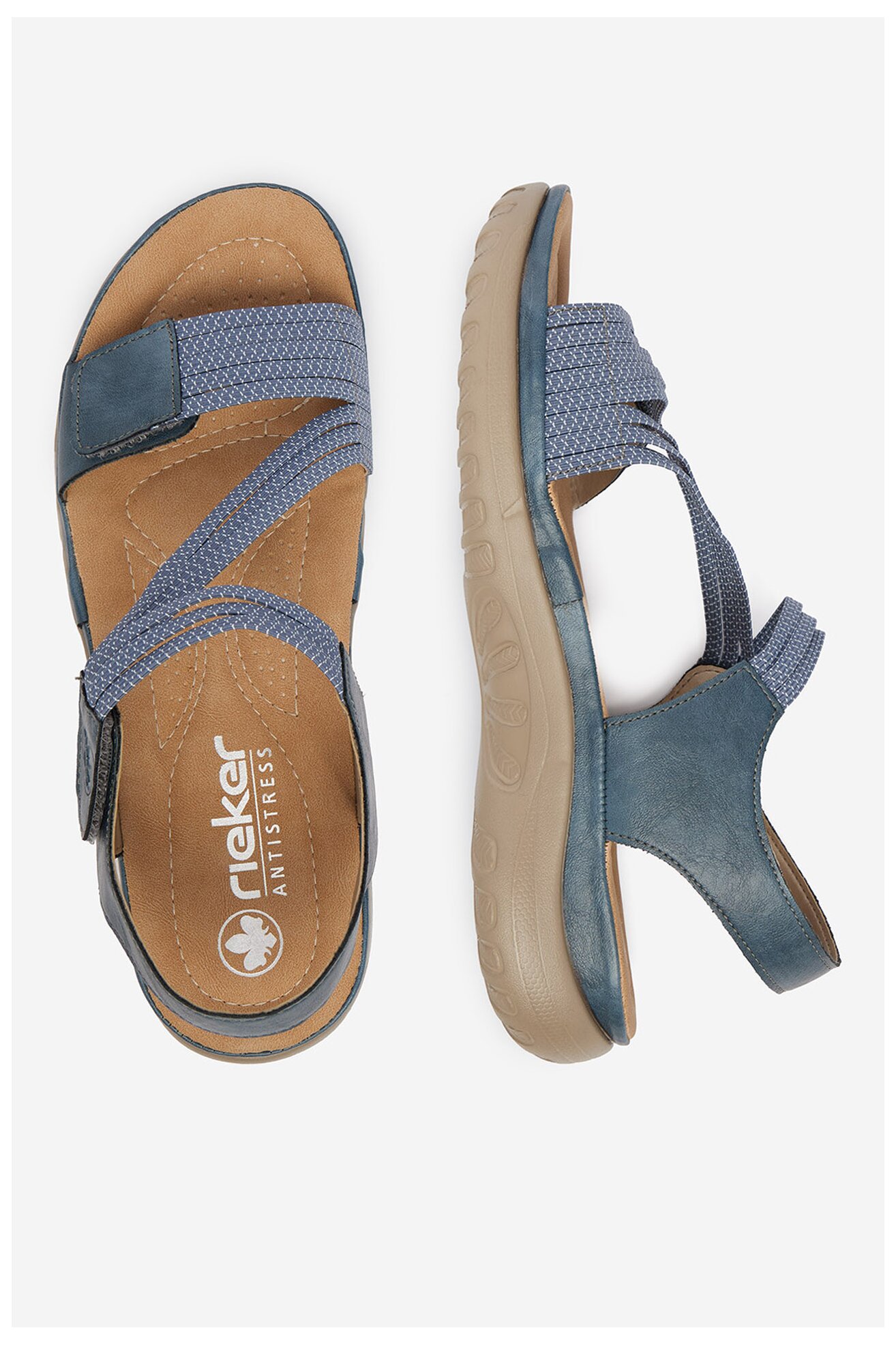 Sandały Rieker CEO-64870-14 Niebieski