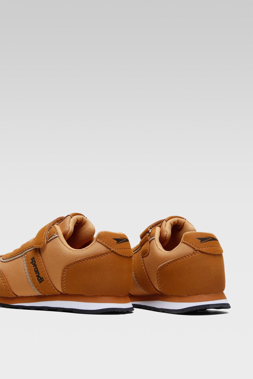 
                Sprandi - Obuwie sportowe brązowe na rzep - 5903698802022