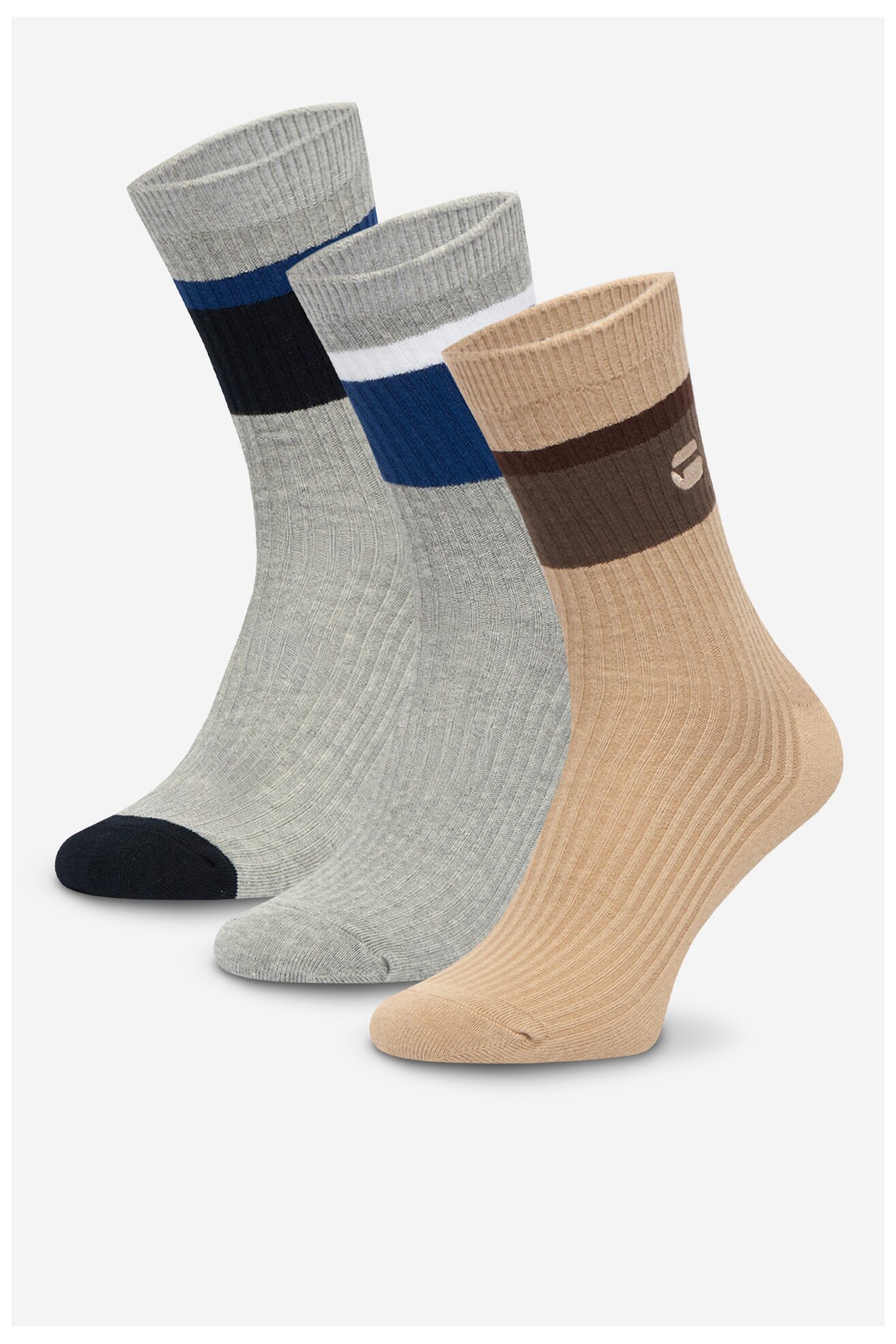 Soseste G-STAR RAW CEO_LA_G-STAR_20258_Z_AW25 (3-PACK) GRI DESCHIS