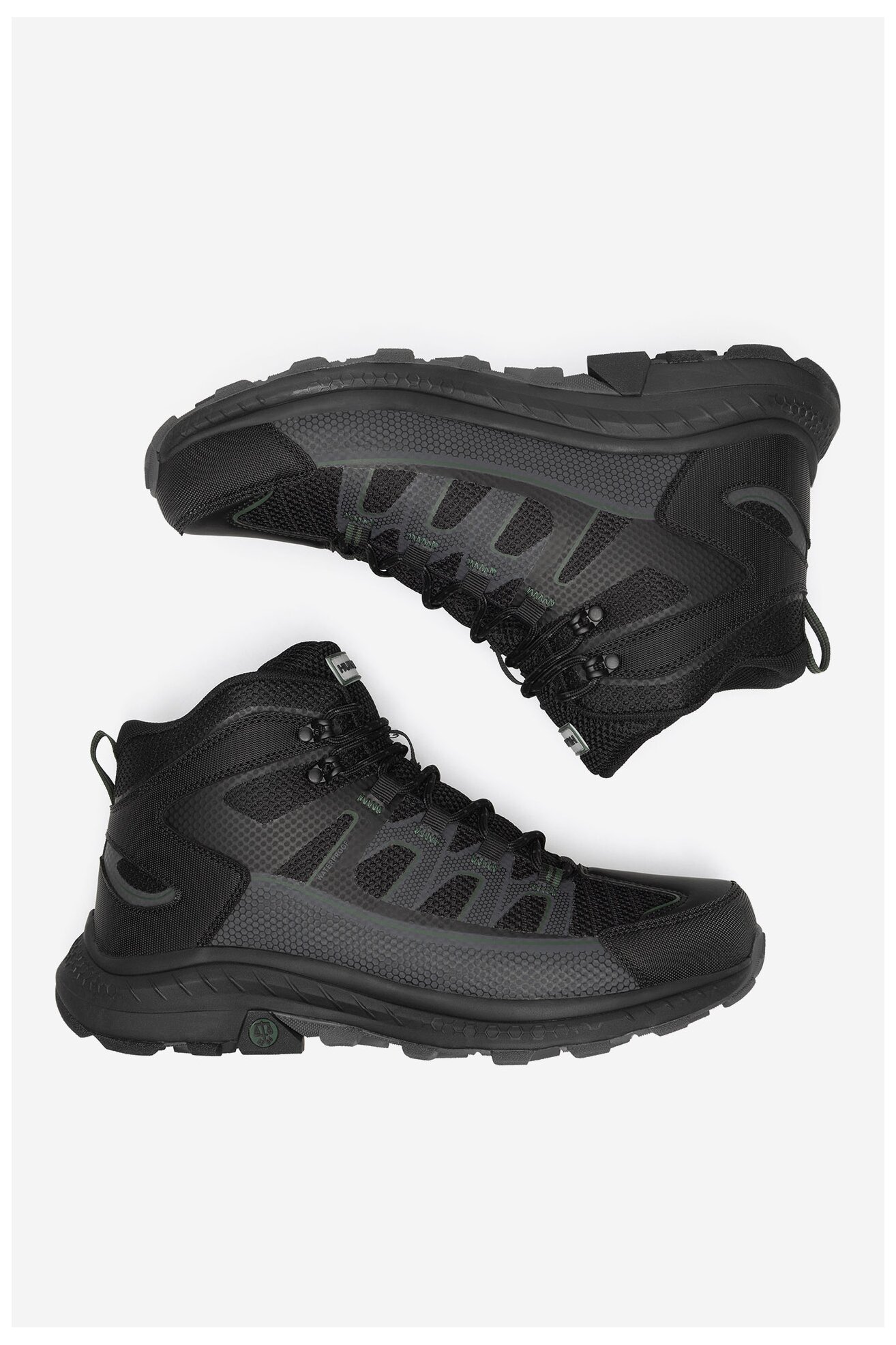 Túracipő HUNTER PEAK RT MID WP FEKETE