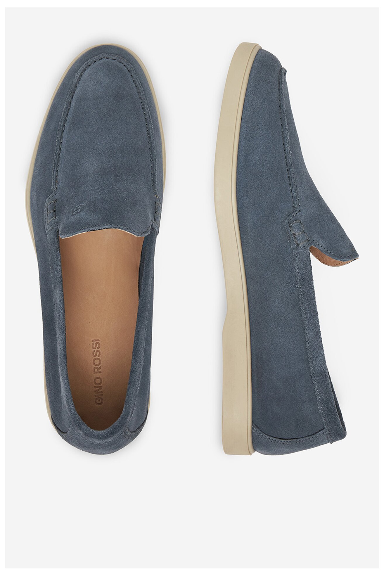 Mokasyn Gino Rossi MASSI-01 MI08 Niebieski