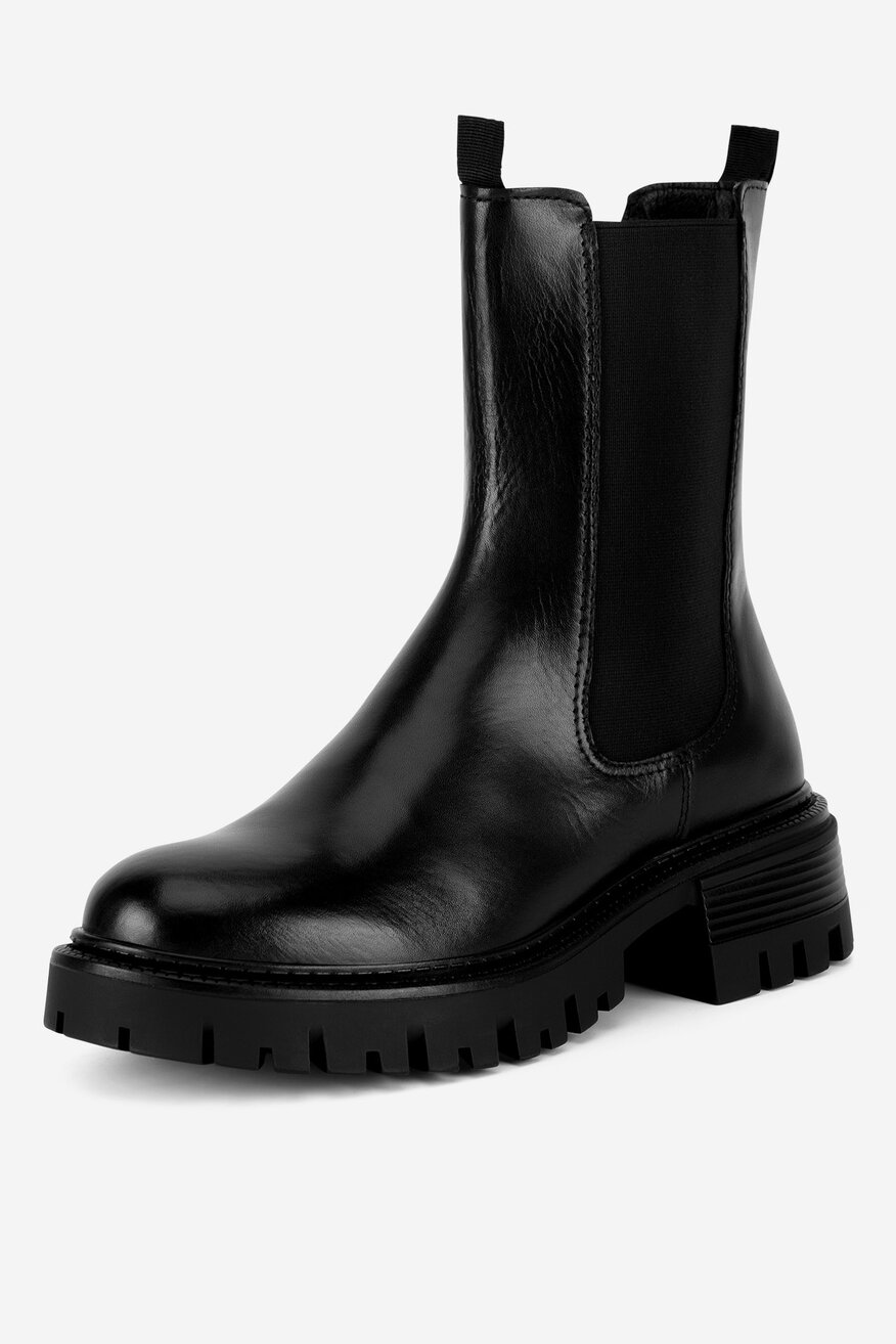 Lasocki - Sztyblety skórzane ocieplane - 5903419397028