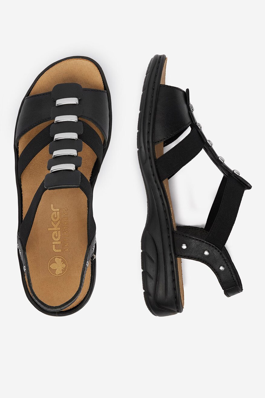 
                Rieker - Sandały skórzane - 5906751763209