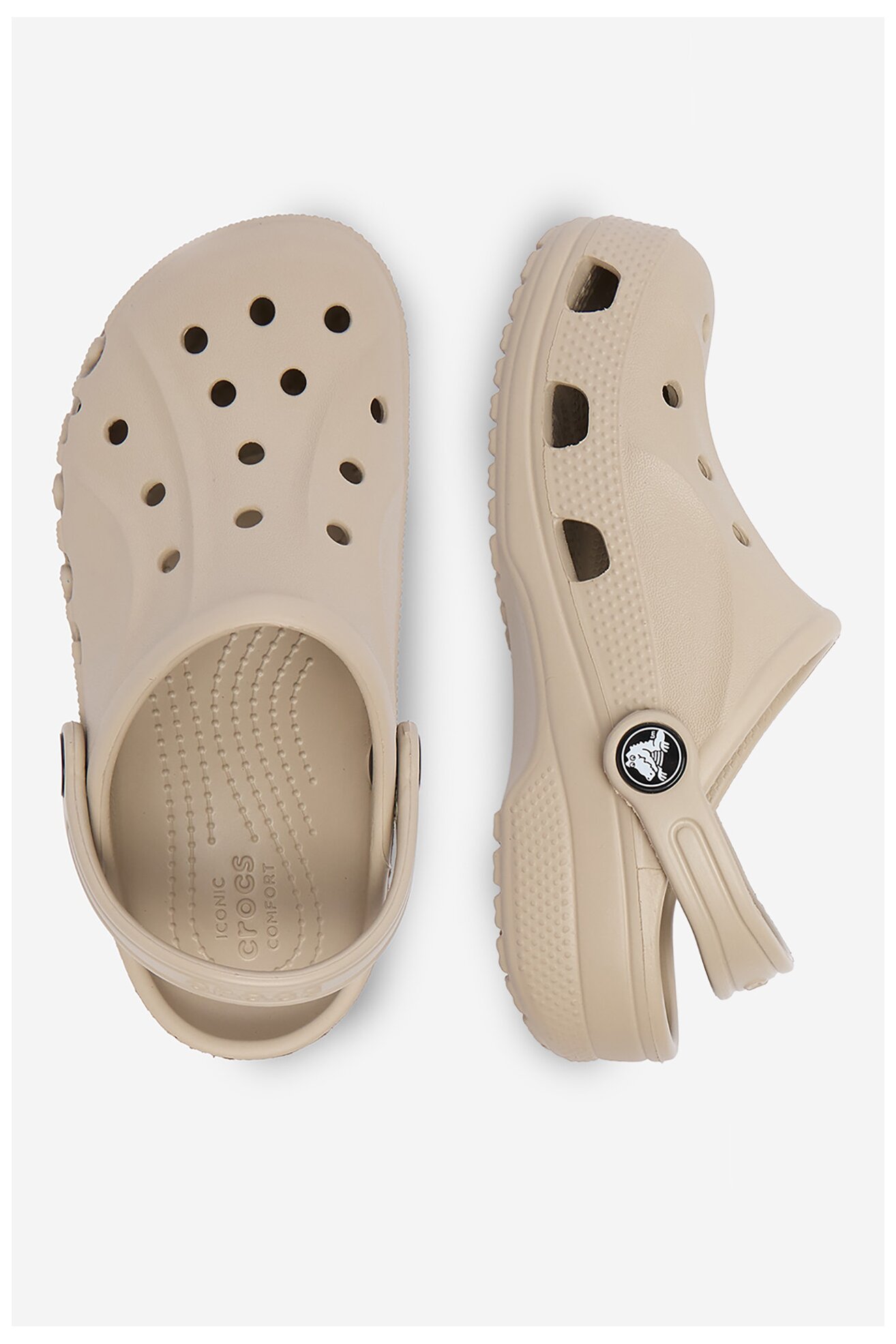 Klapki basenowe Crocs C-BAYA CLOG K 207013-2V3 Beżowy