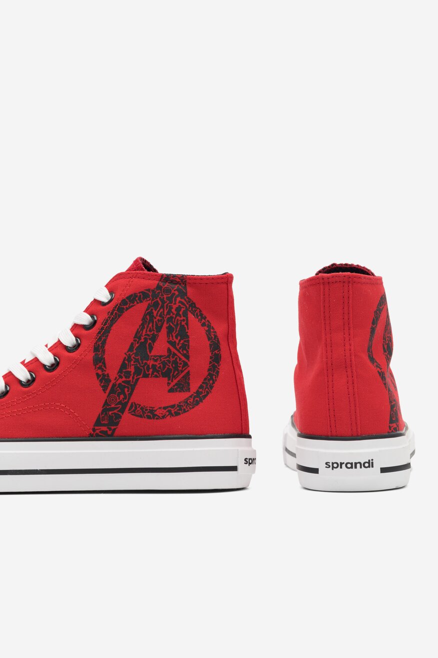 
                MARVEL 100 - Trampki czerwone - 5904862842264