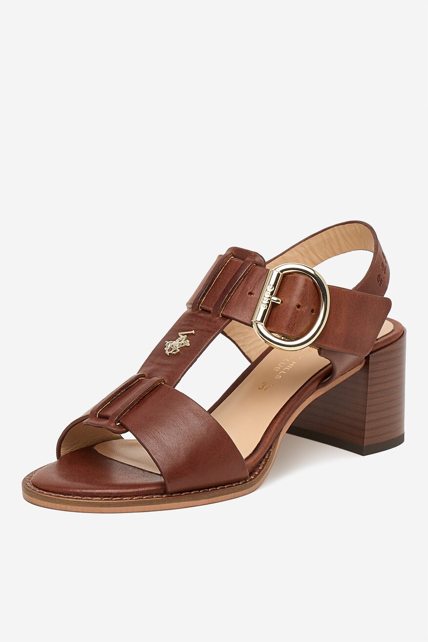 
                Beverly Hills Polo Club - Sandały skórzane - 5906751938034