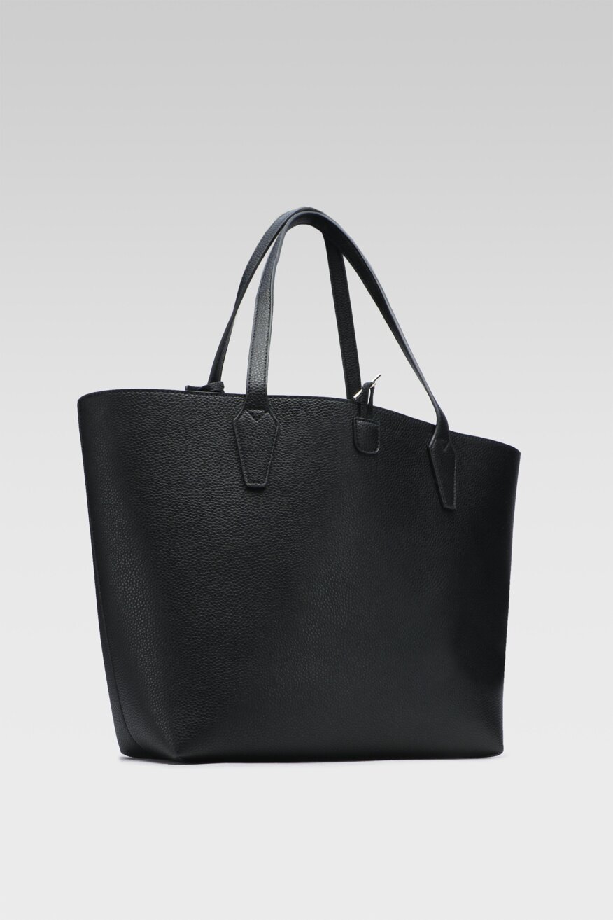 
                Quazi - Torebka z aplikacją czarna - 5903698663517