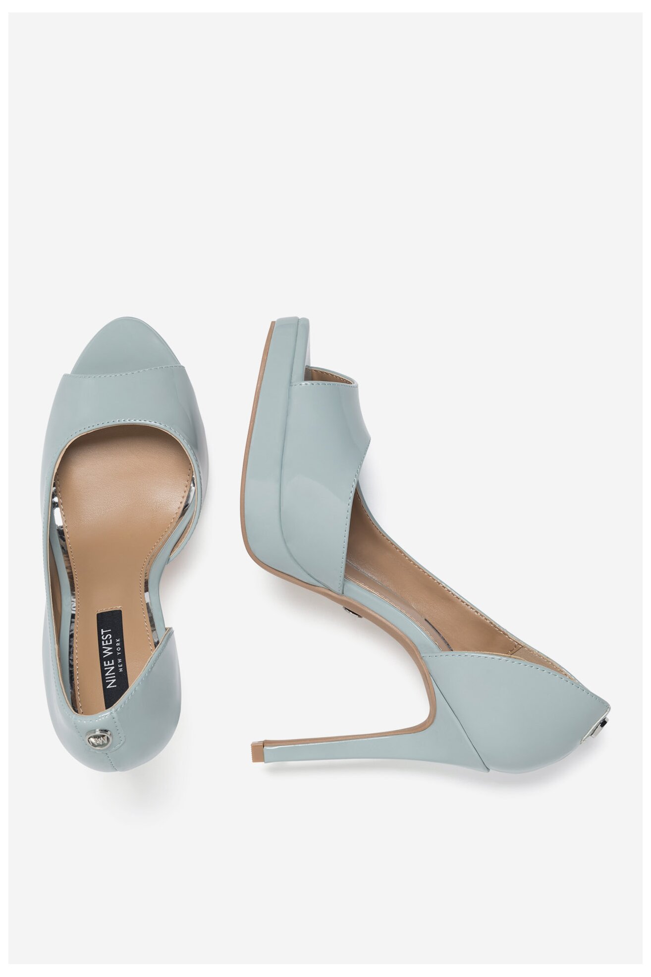 Туфлі-Човники NINE WEST WFA2733-1 СВІТЛО-ГОЛУБИЙ