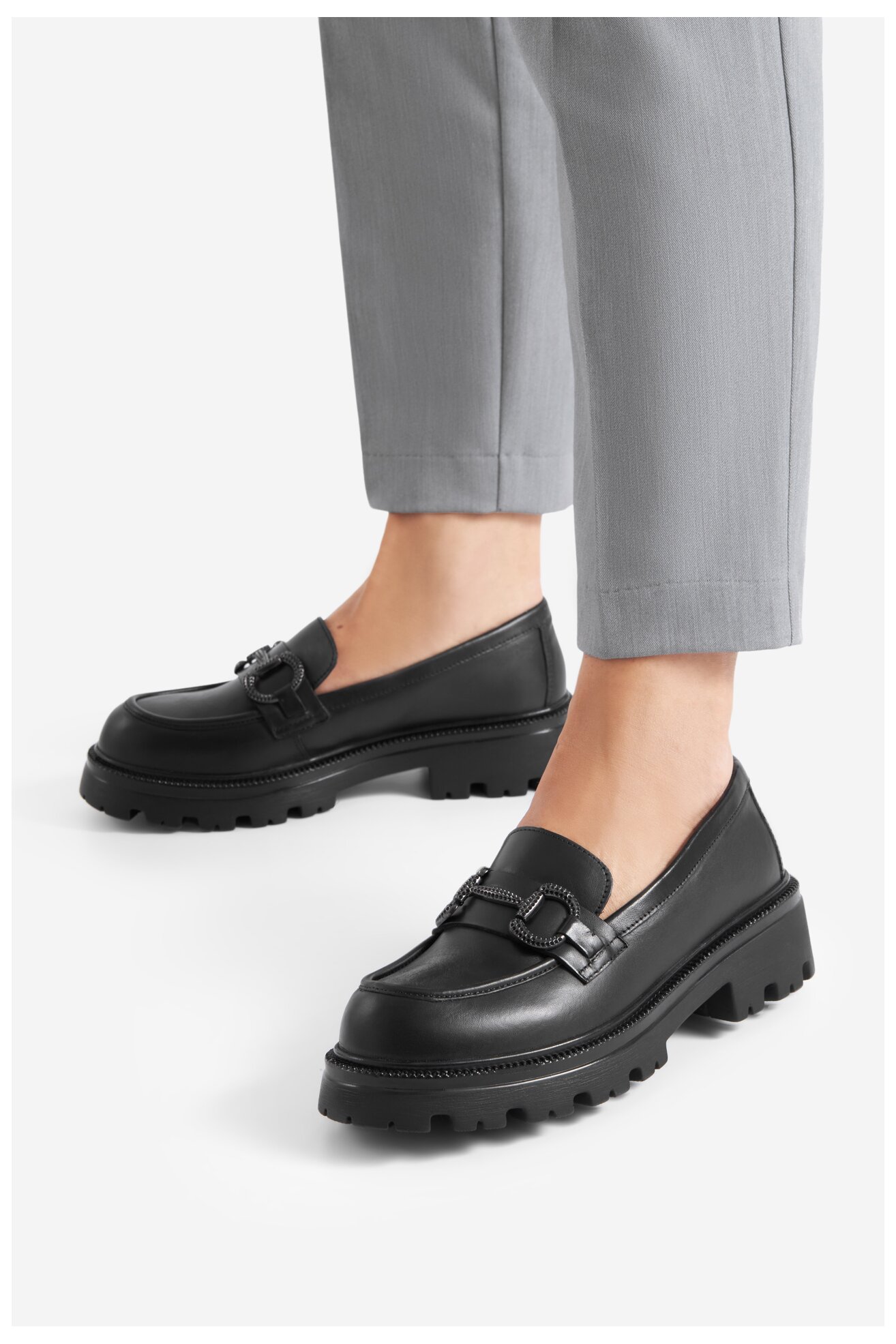 Mokaszin Lasocki WI33-CS538-SANDY-01 FEKETE