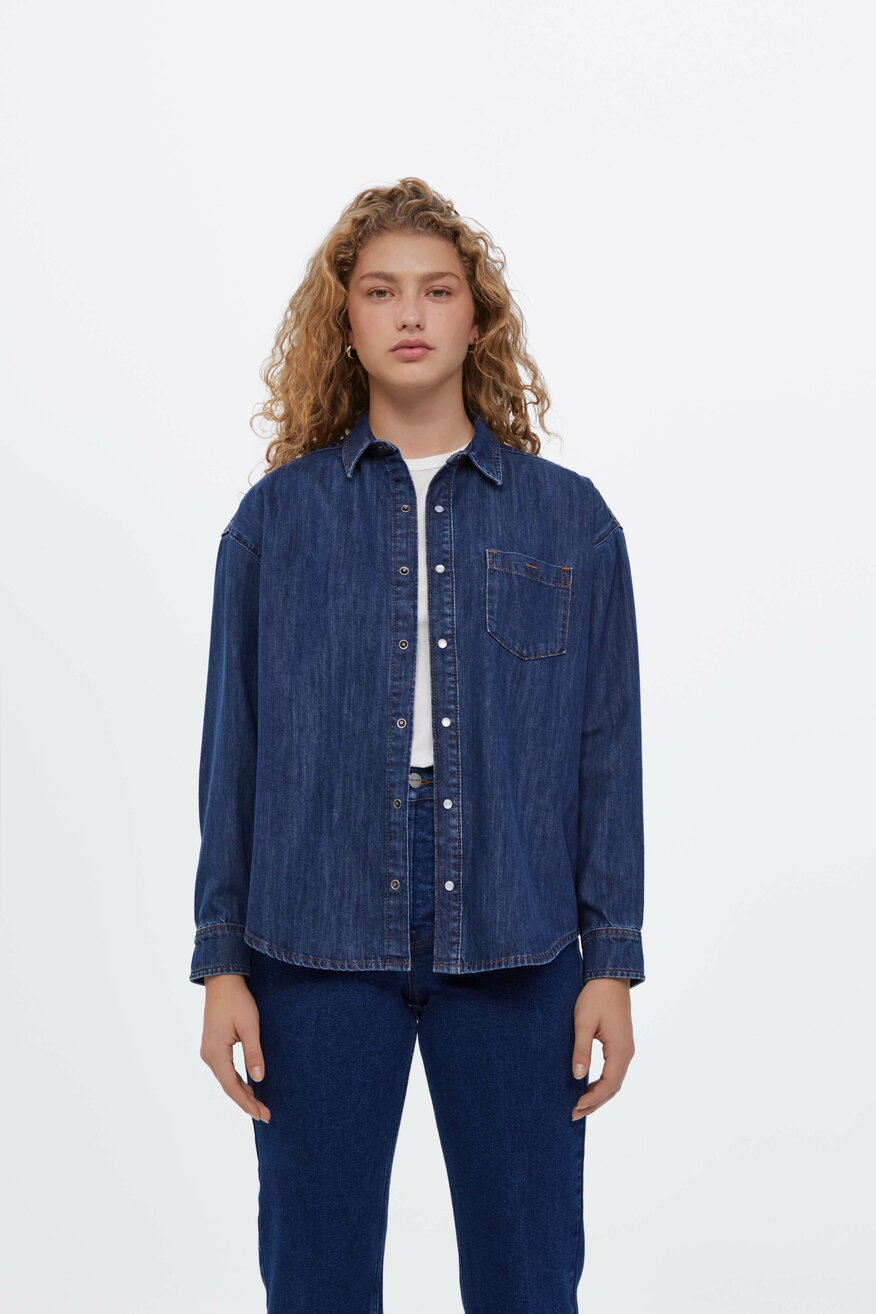
                Americanos - Koszula jeansowa granatowa - 2230021009951