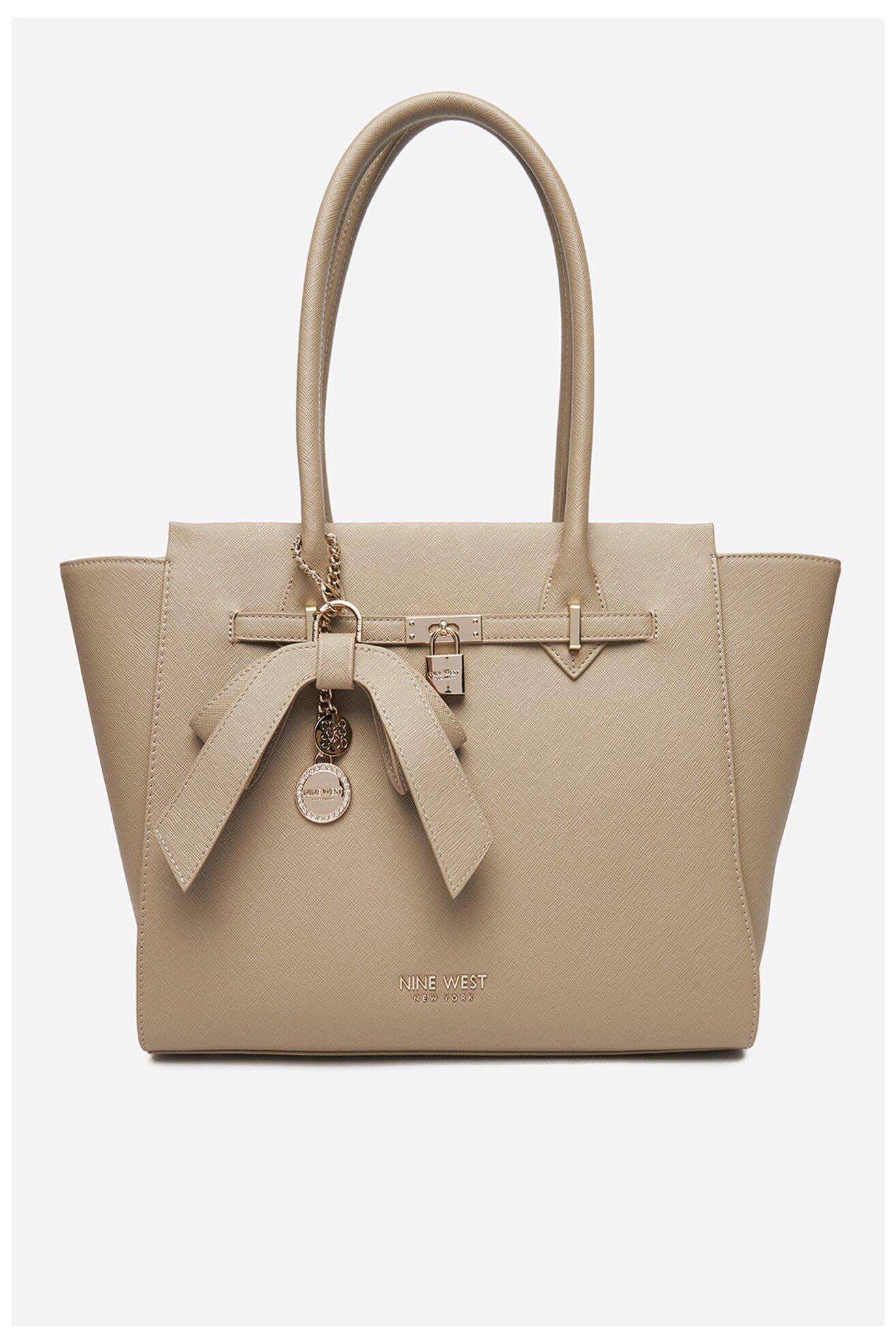 Kézitáska NINE WEST CEO-CHELSEA-CHARM-III-LX10186 BÉZS