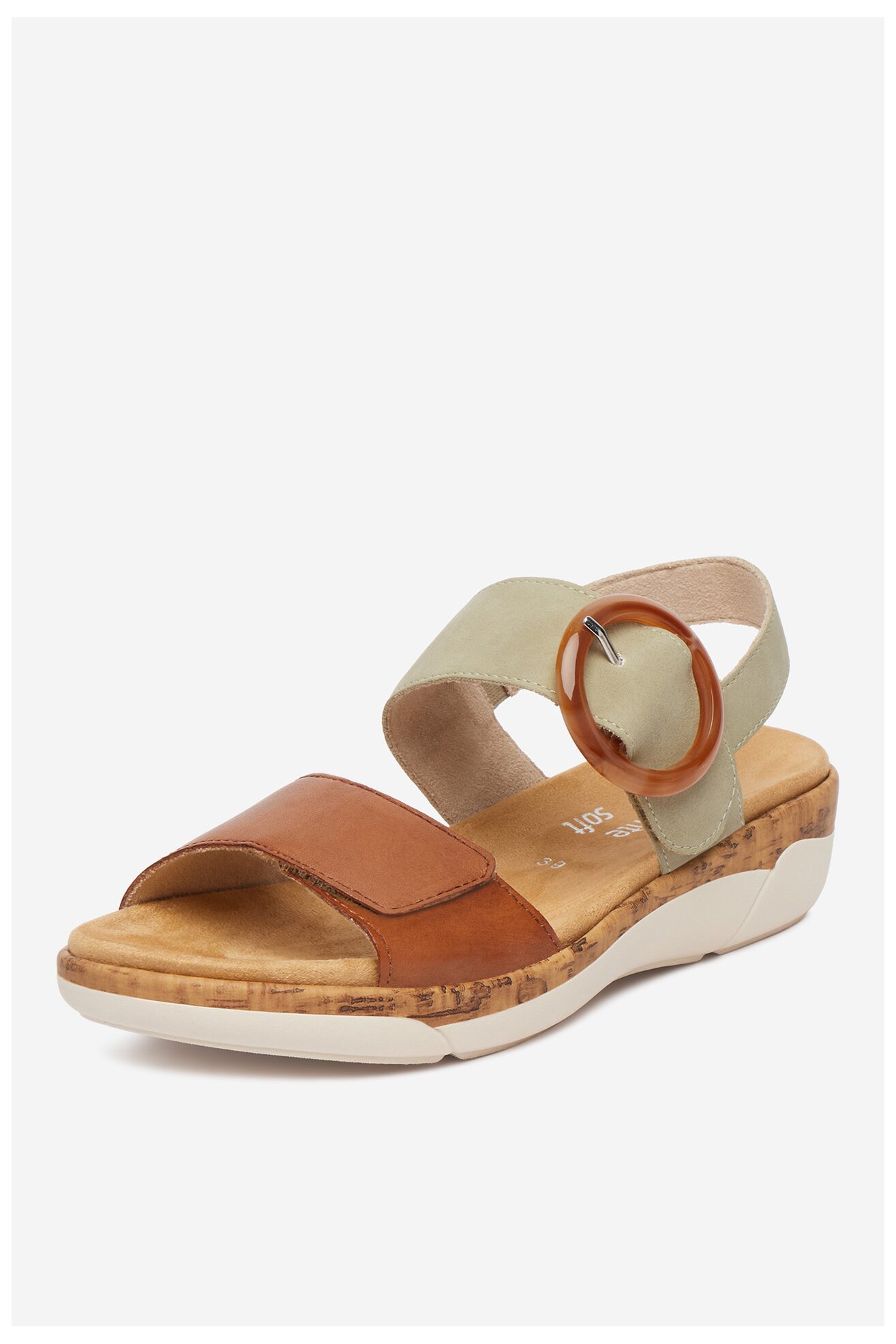 Sandały Remonte CEO-R6853-24 Oliwkowy jasny